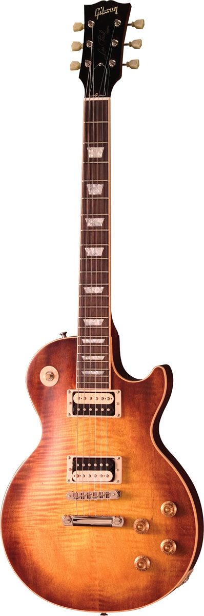 Gibson Les Paul Standard Faded Electric Guitar with 50s Neck (with Case), Tobacco Sunburst