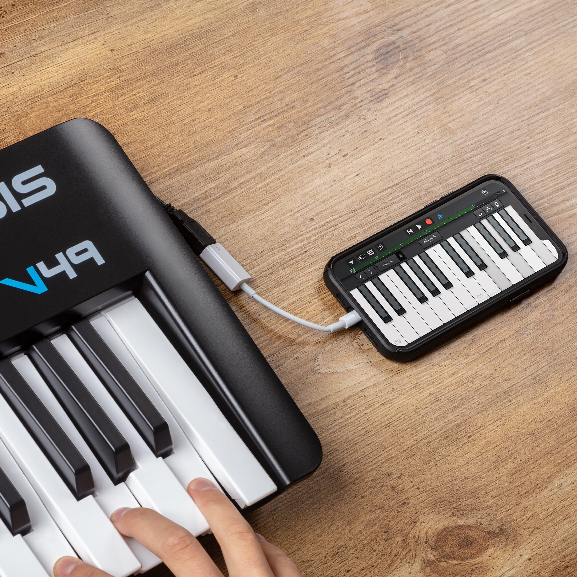 Alesis V49 MKII USB MIDI Controller Keyboard, 49-Key | zZounds