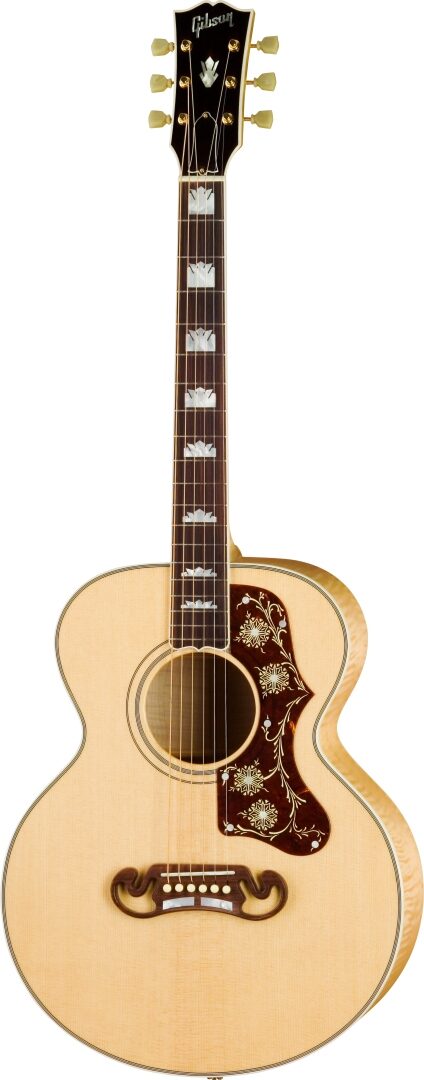 Gibson L-200 Emmylou Harris Jumbo Acoustic-Electric Guitar (with Case), Antique Natural