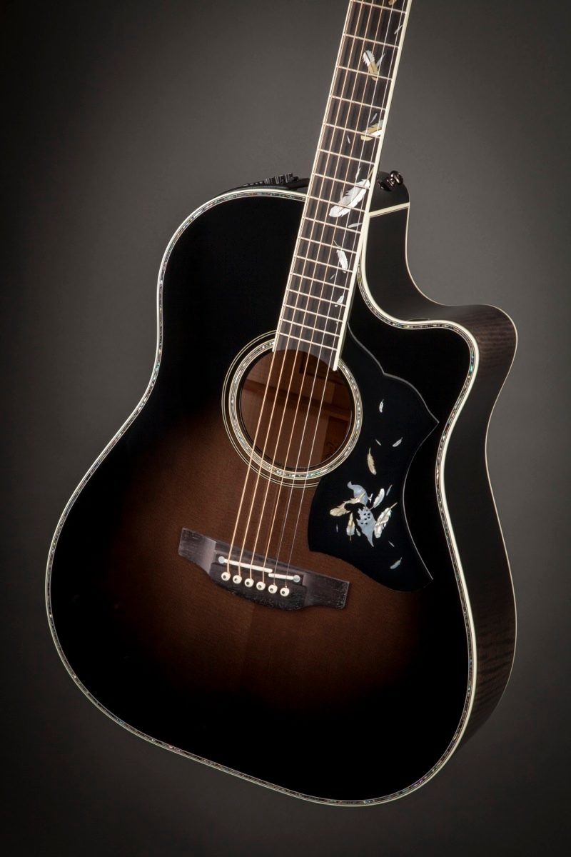 Takamine LTD2014 Cutaway Acoustic-Electric Guitar, Glamour View 1