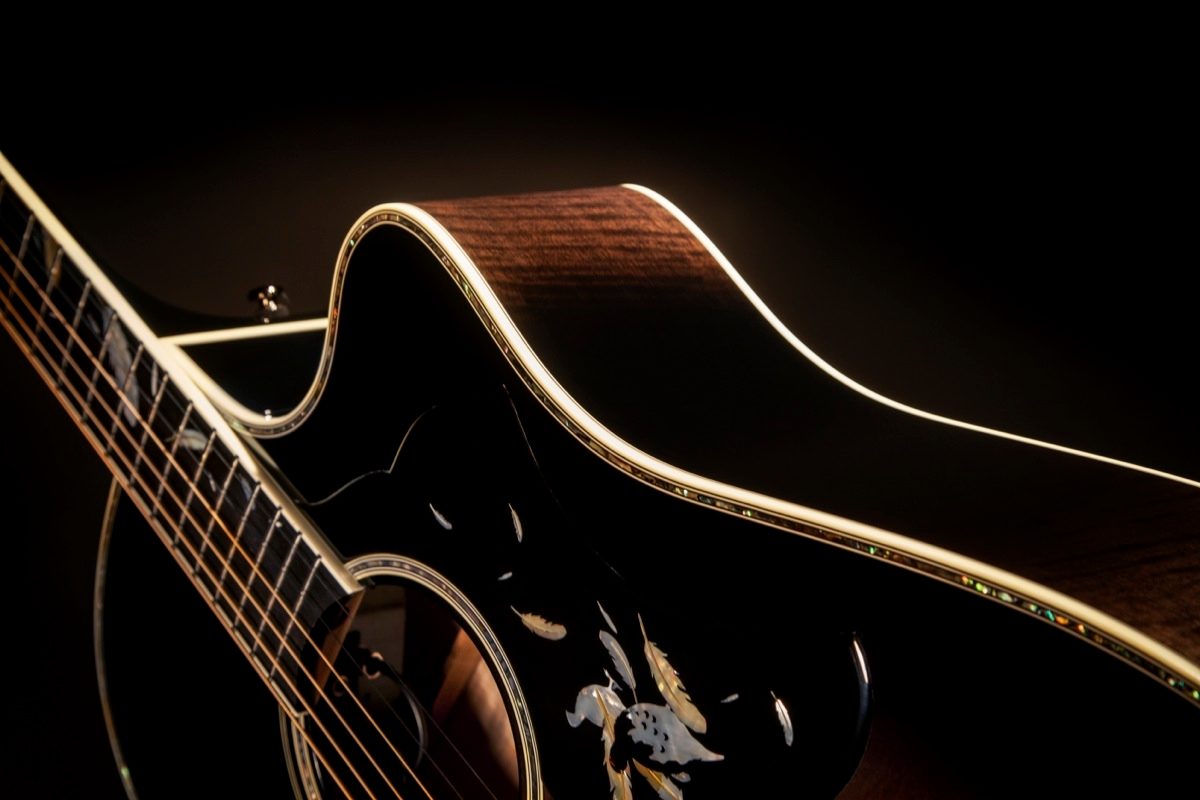 Takamine LTD2014 Cutaway Acoustic-Electric Guitar, Glamour View 2