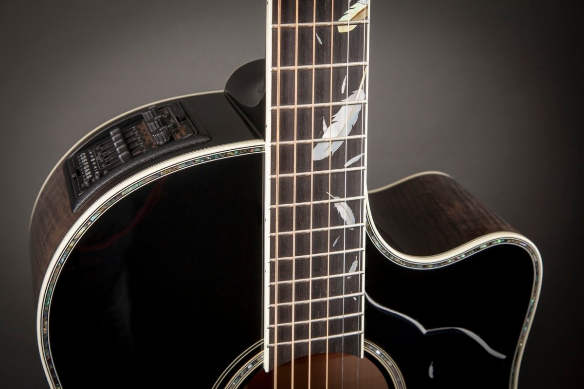 Takamine LTD2014 Cutaway Acoustic-Electric Guitar, Glamour View 4