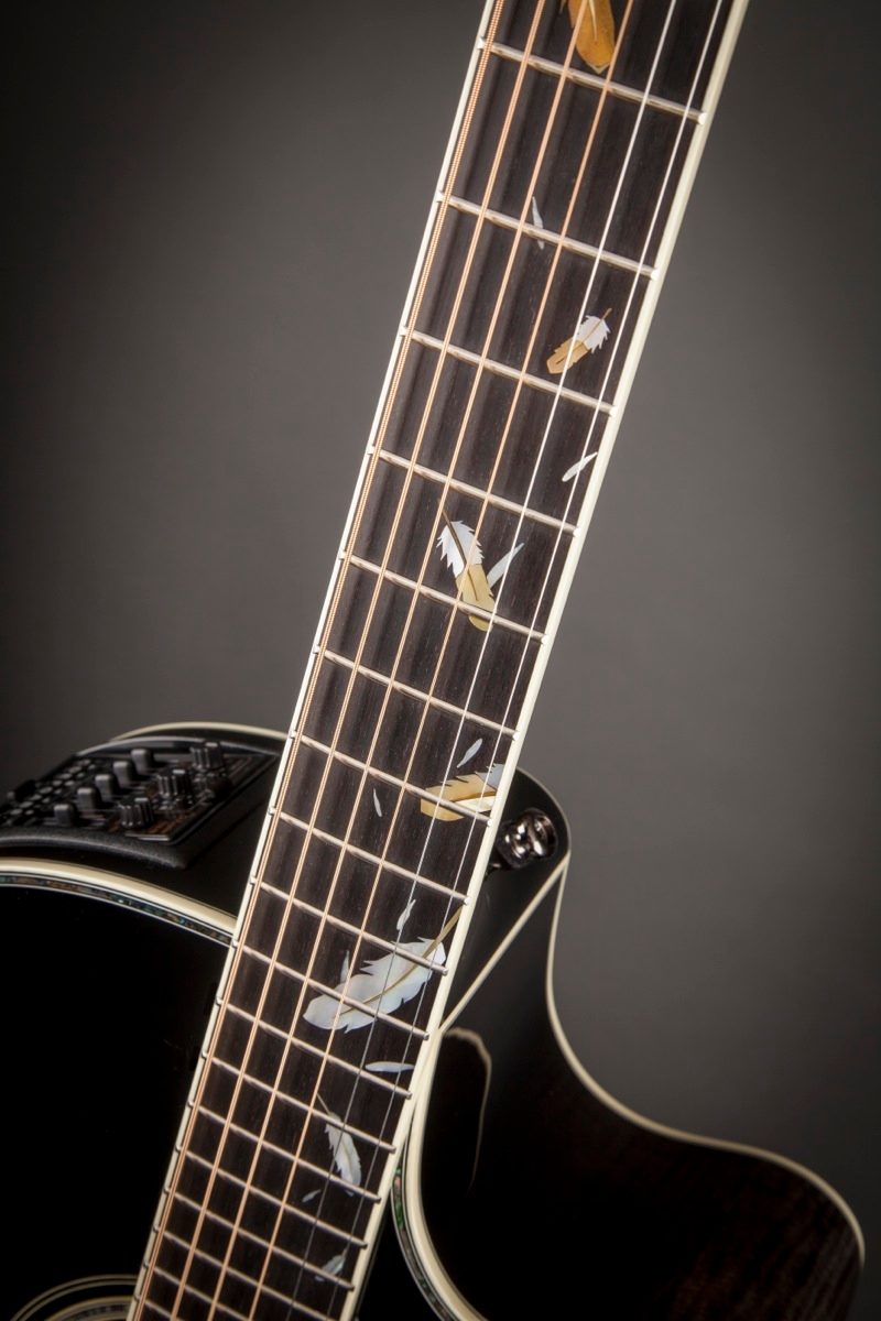 Takamine LTD2014 Cutaway Acoustic-Electric Guitar, Glamour View 5