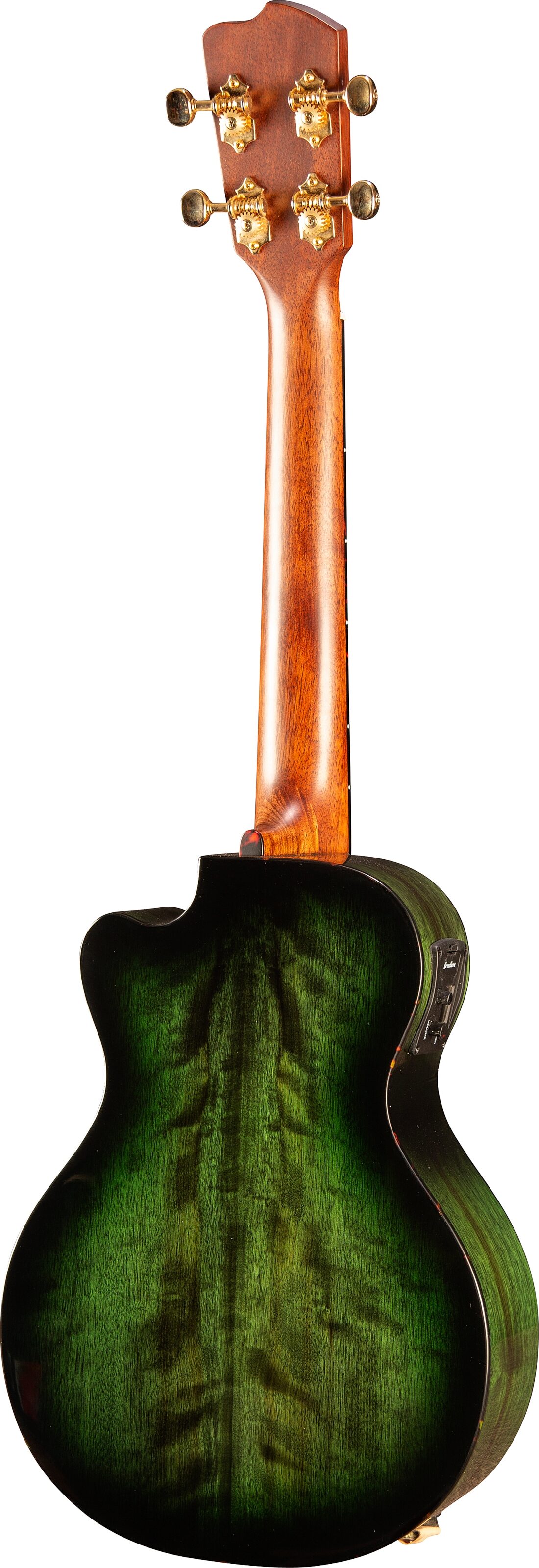 Breedlove Luau Tenor CE Acoustic-Electric Ukulele, Action Position Back