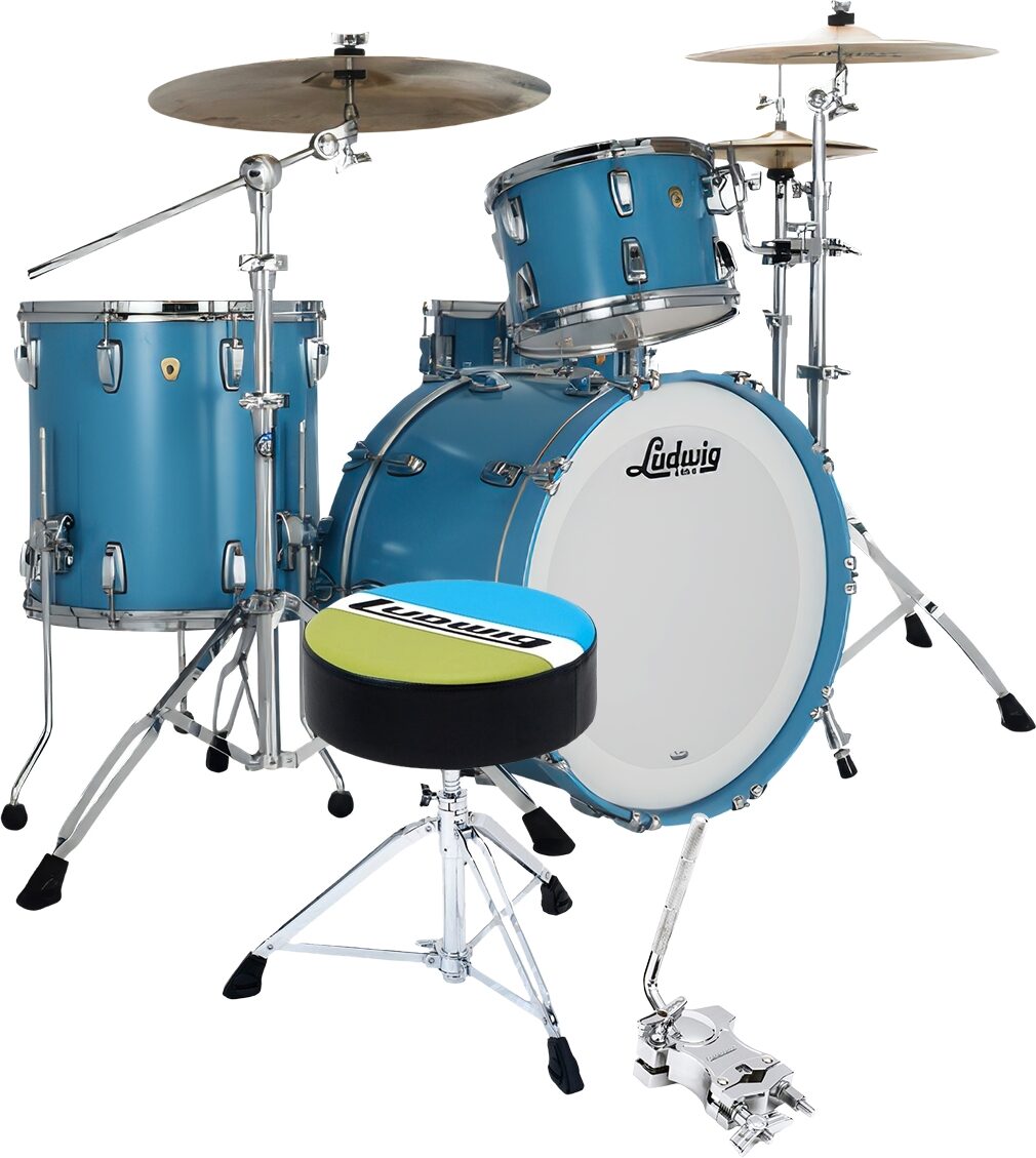 Ludwig Classic Maple FAB 3 Drum Shell Kit, 3-Piece, pack