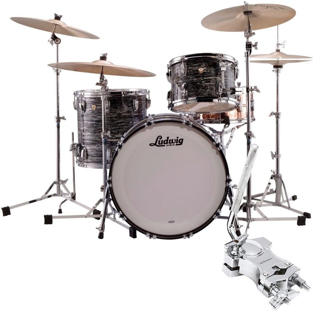 Ludwig Classic Maple FAB 3 Drum Shell Kit, 3-Piece, pack