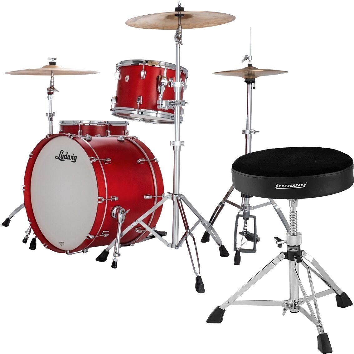 Ludwig LN34233TX Neusonic FAB 3-Piece Drum Shell Kit, pack