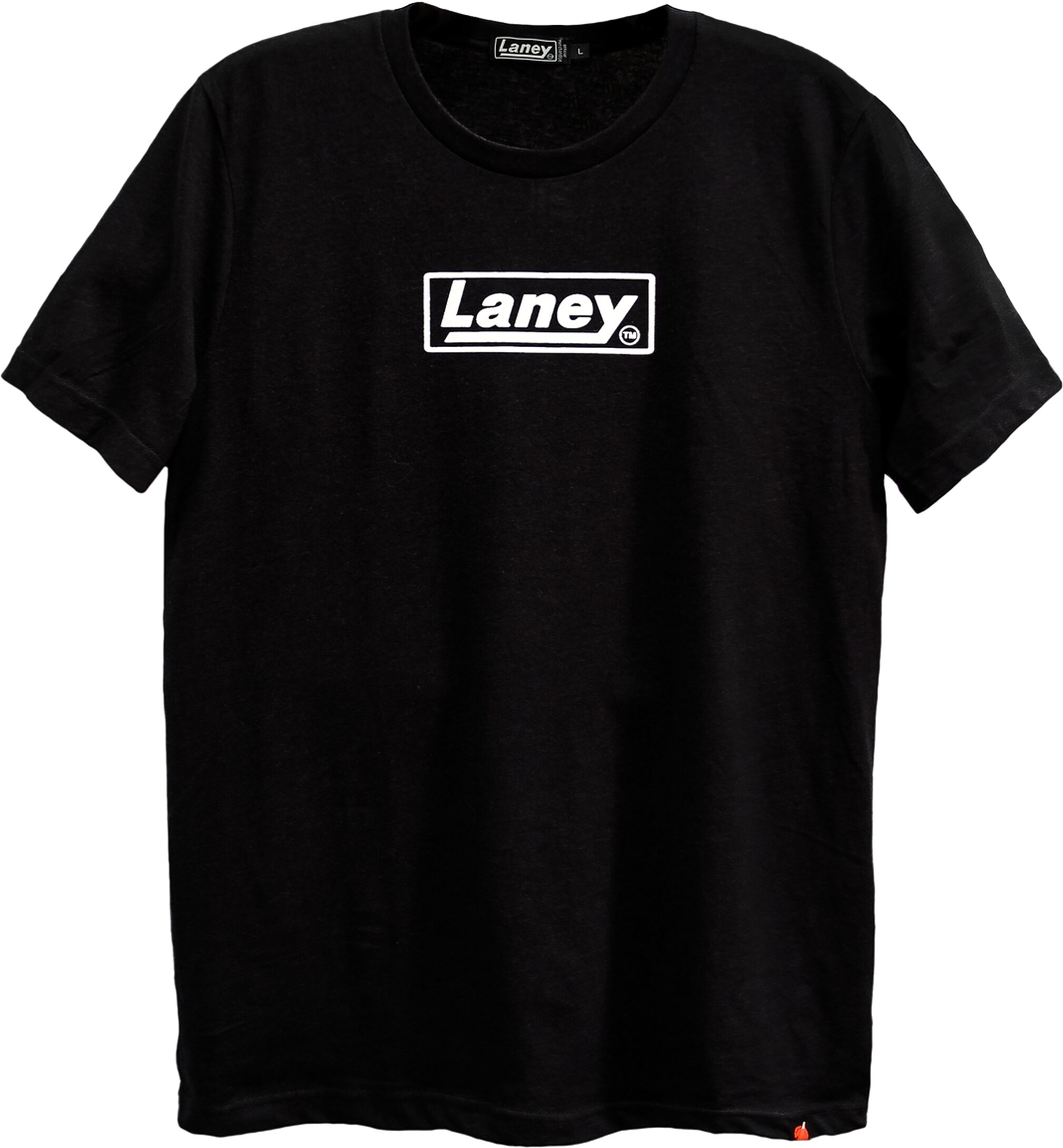 Laney Vintage Logo T-Shirt, Black, Small, Action Position Back