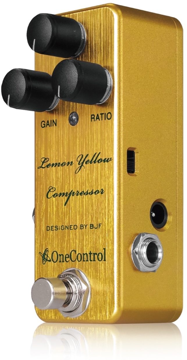 One Control Lemon Yellow Compressor Pedal | zZounds