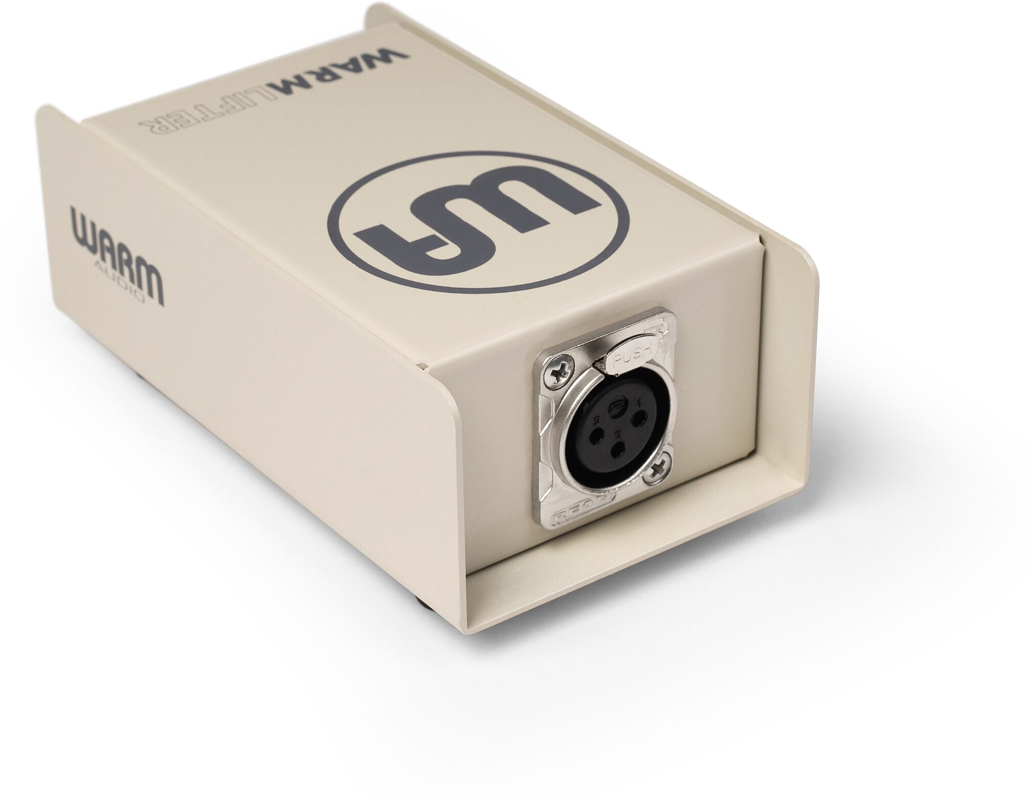 Warm Audio WA-WL Warm Lifter Inline Active Microphone Preamplifier, New, Angled Front