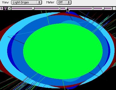 Cycling '74 Pluggo 3.1 VST MAS RTAS (Macintosh), Visual Display - Light Organ
