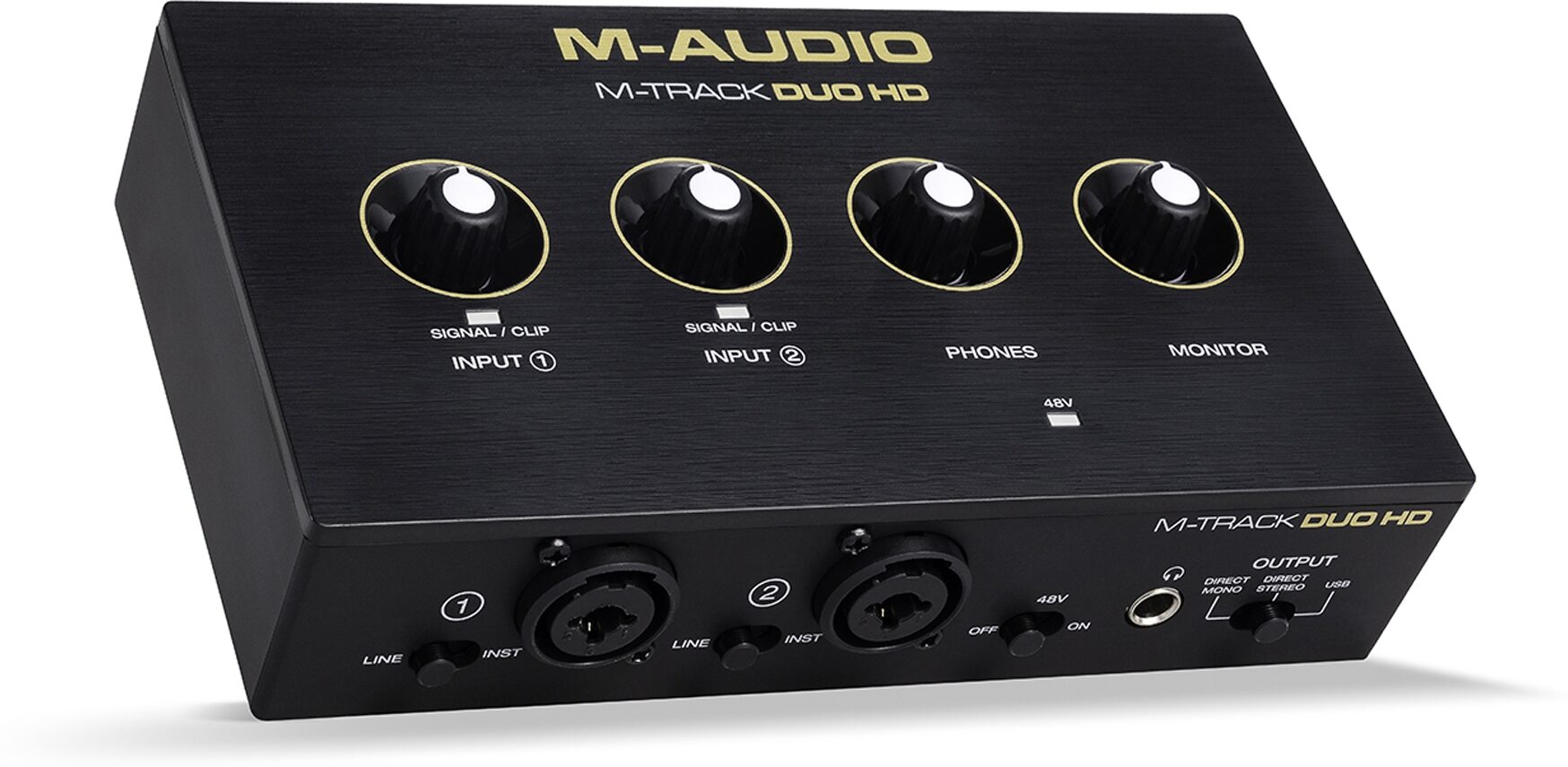 M-Audio M-Track Duo HD Producer Pack, New, Action Position Back