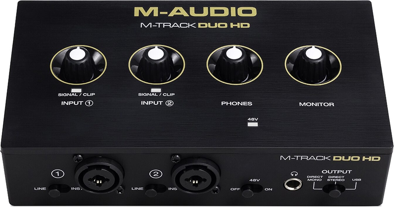 M-Audio M-Track Duo HD Producer Pack, New, Action Position Back