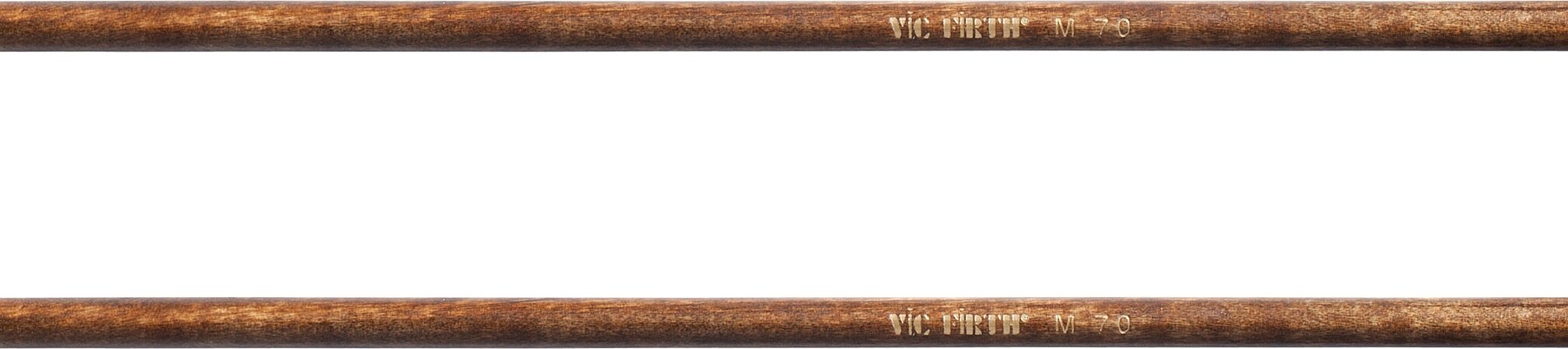 Vic Firth M70 Corpsmaster Marimba Mallets, Medium Cord, Action Position Back