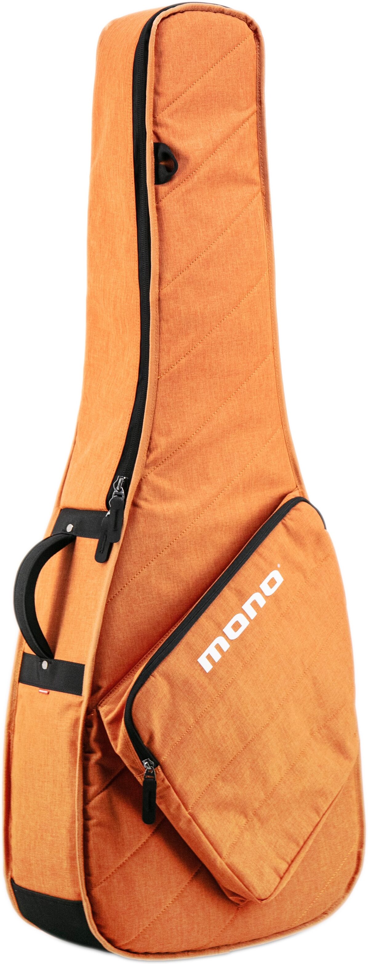 Mono M80 Acoustic Guitar Sleeve 2.0, Orange, Angled Side