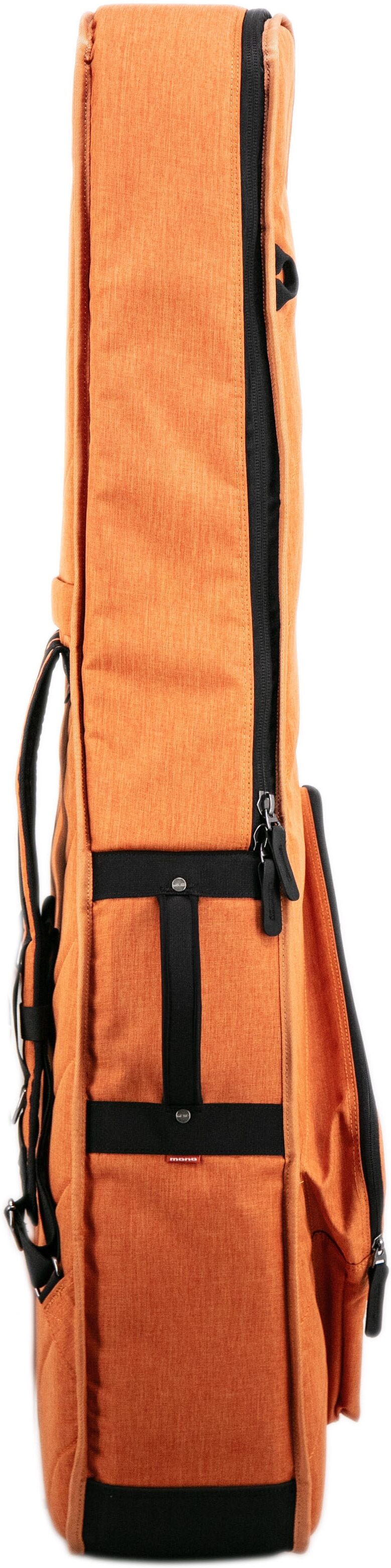 Mono M80 Acoustic Guitar Sleeve 2.0, Orange, Angled Side