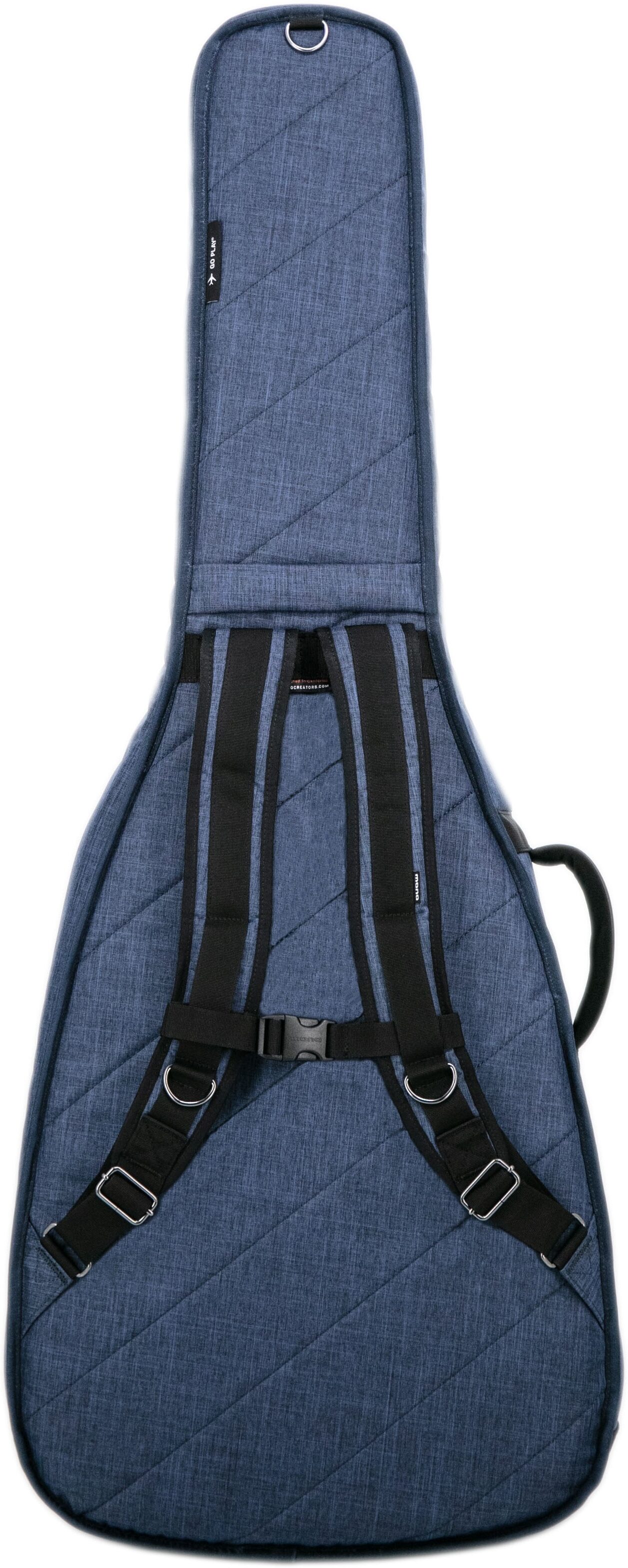 Mono M80 Acoustic Guitar Sleeve 2.0, Blue, Main Back