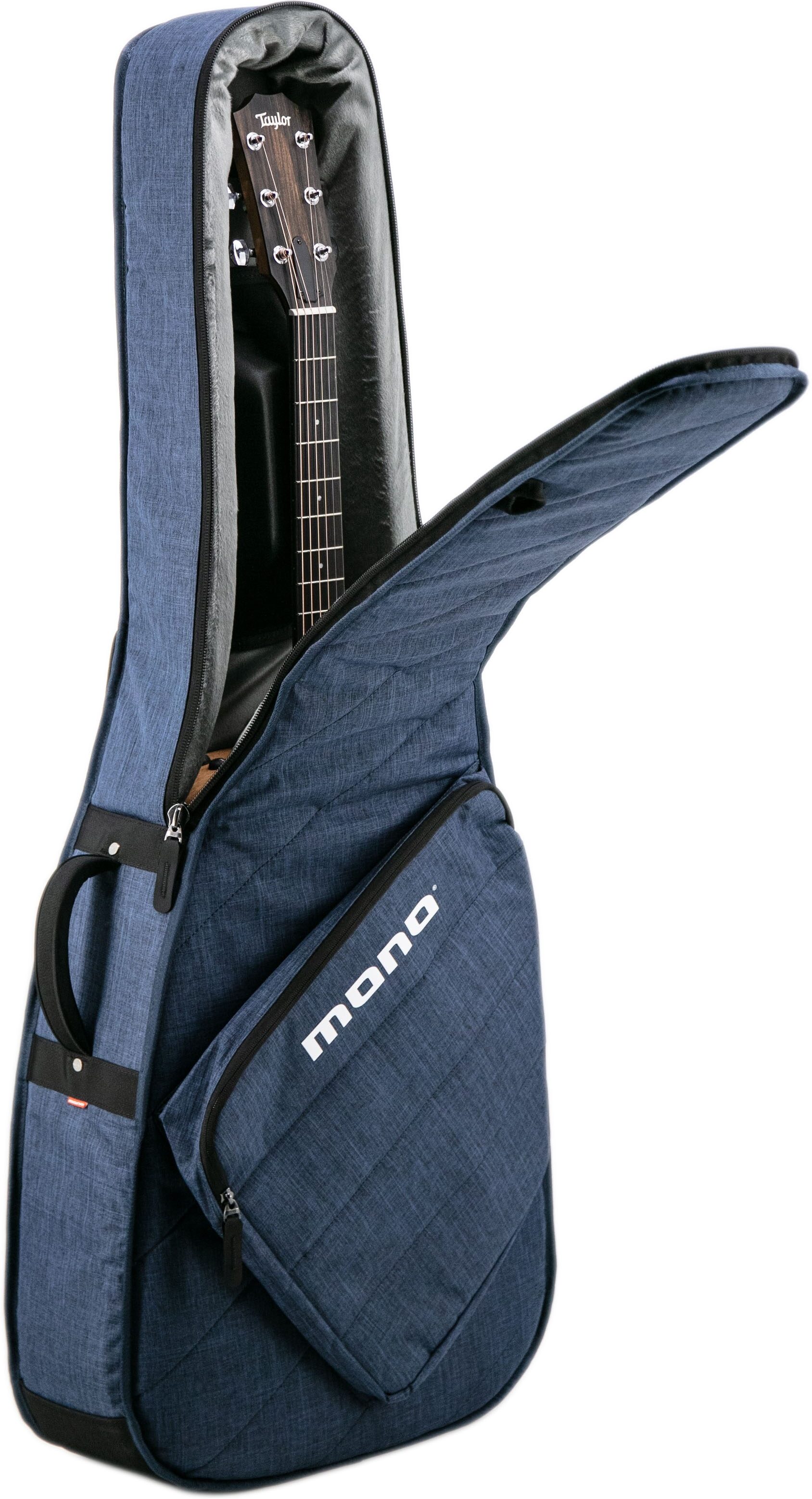 Mono M80 Acoustic Guitar Sleeve 2.0, Blue, Angled Side