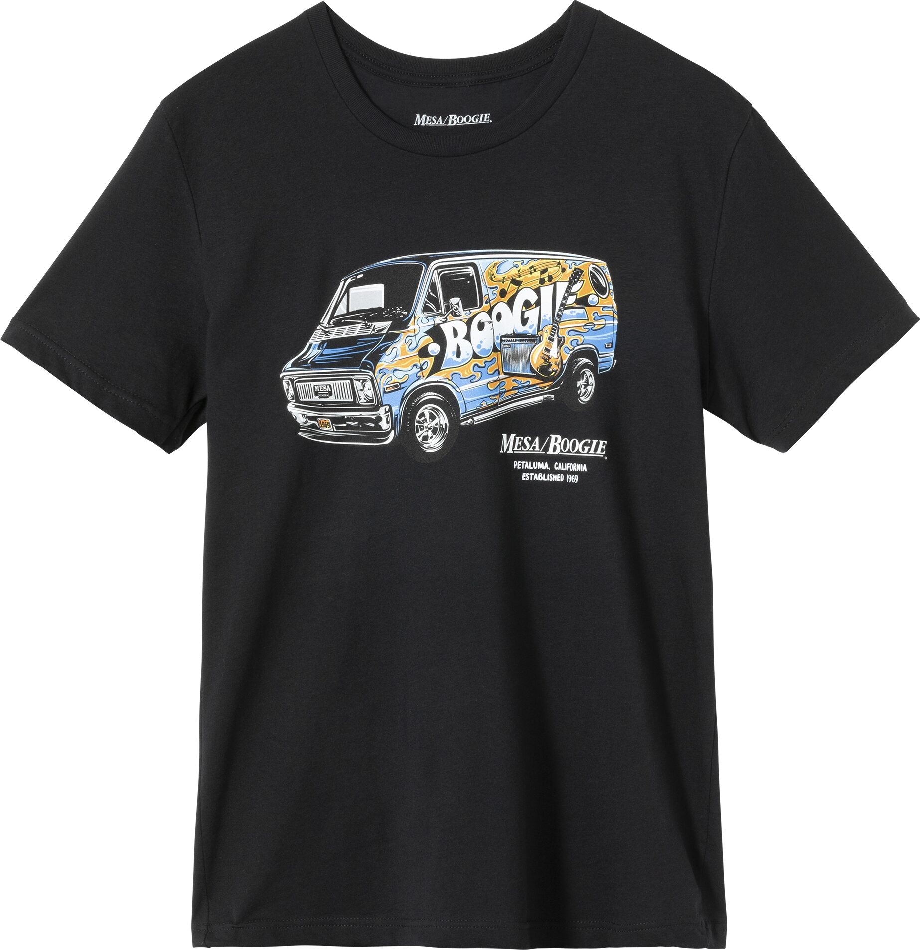 Mesa/Boogie Boogie Van T-Shirt, Black, Large, Action Position Back