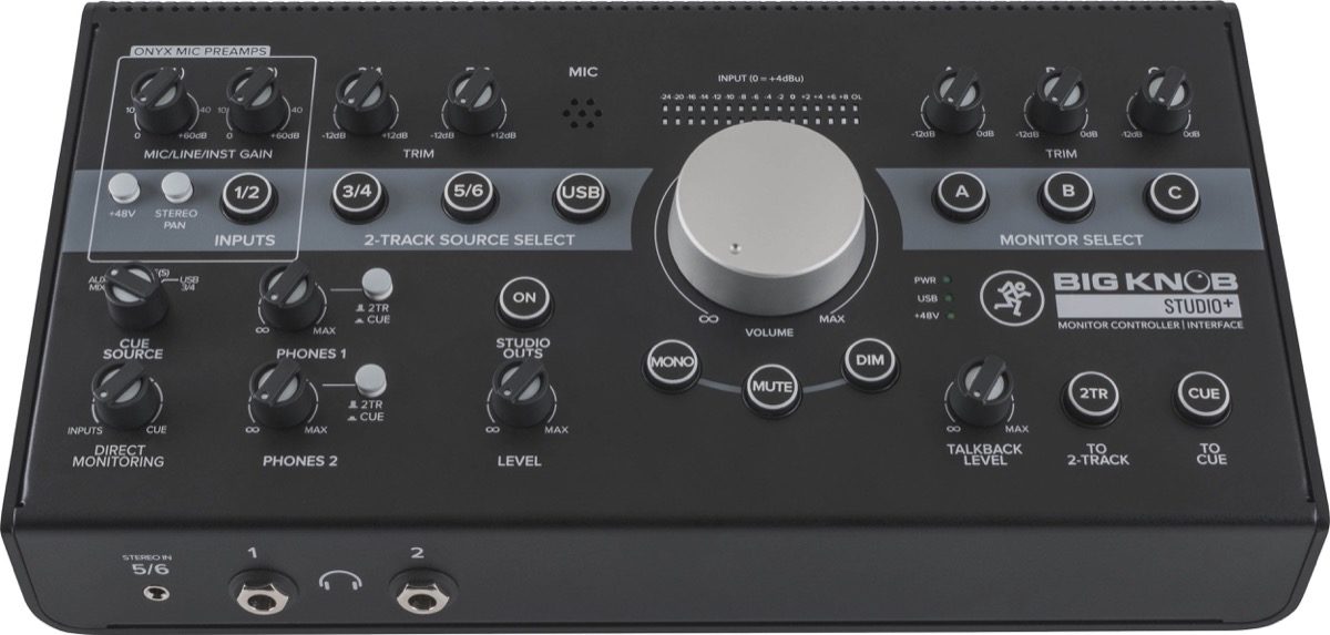 Mackie Big Knob Studio Plus Monitor Controller and USB Audio Interface