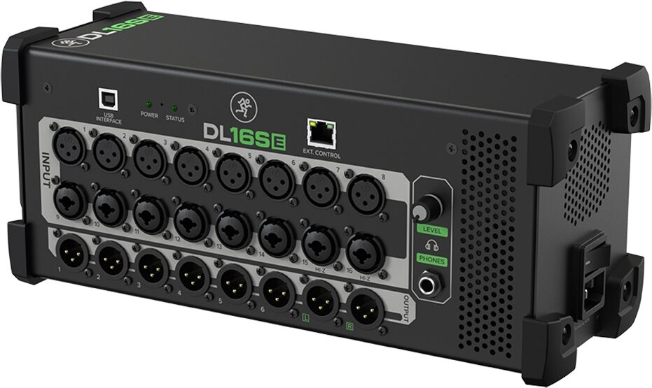 Mackie DL16SE 16-Channel Wireless Digital Rack Mixer, New, Action Position Back