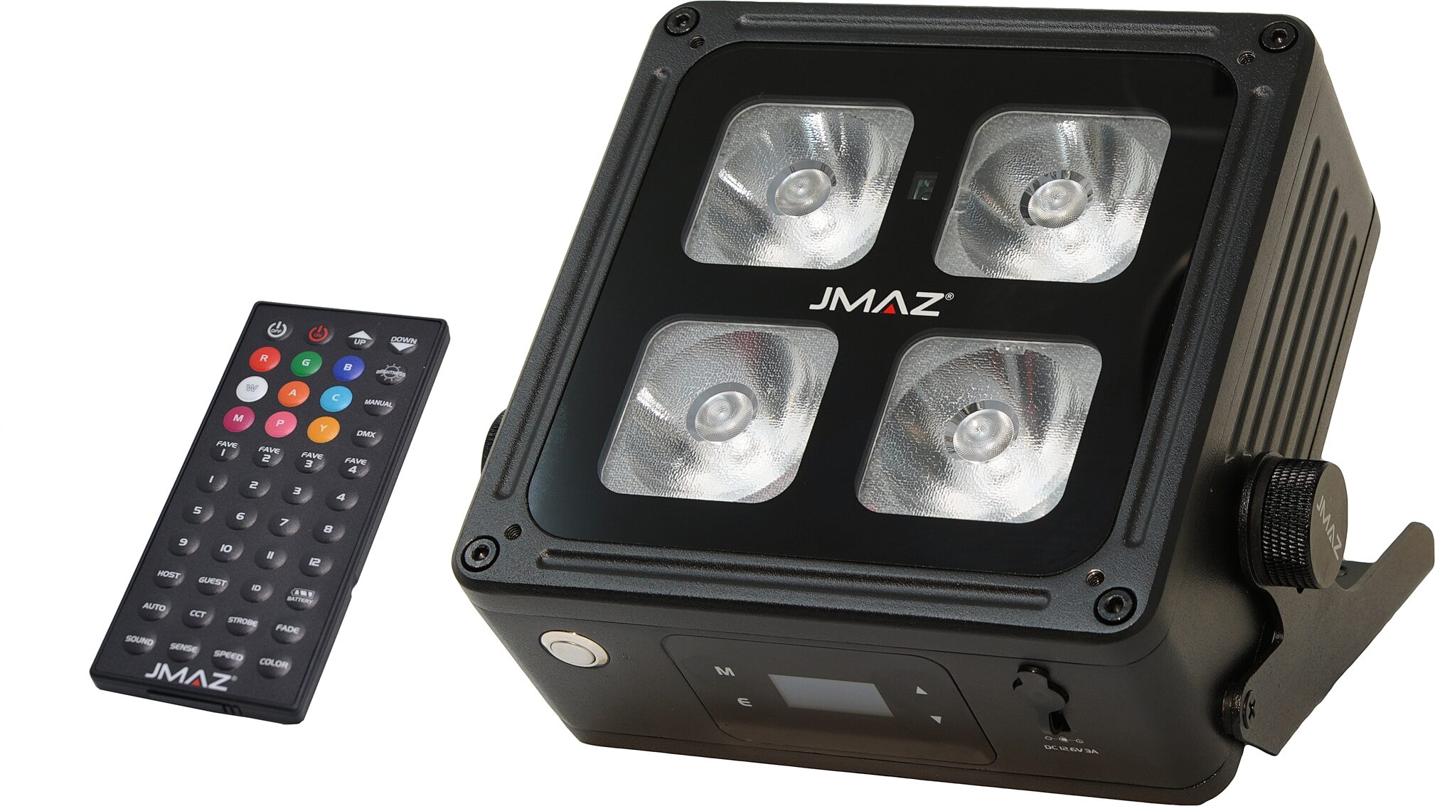 JMAZ MAD PAR 4IP Battery-Powered Outdoor LED Uplight, 6-Pack, Action Position Back