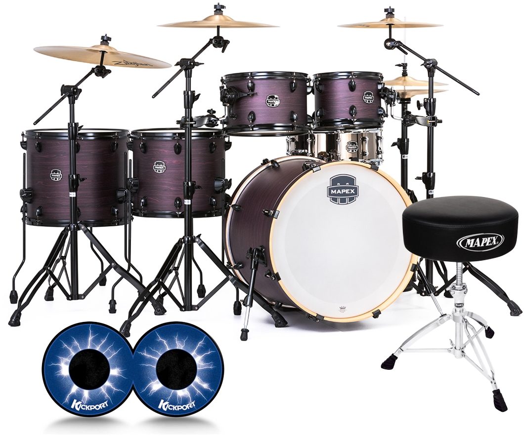 Mapex Armory Studioease Fast Drum Shell Kit, 6-Piece, mapex-amory-pack