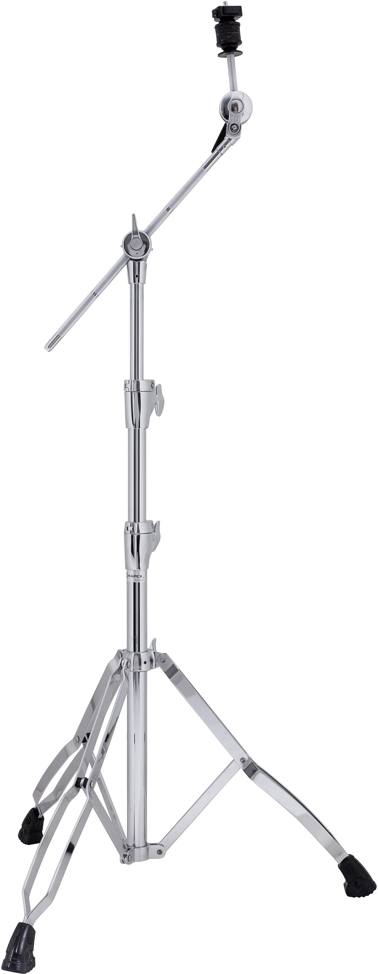 Mapex Armory B800 Double-Braced Boom/Straight Cymbal Stand, Chrome, Action Position Front