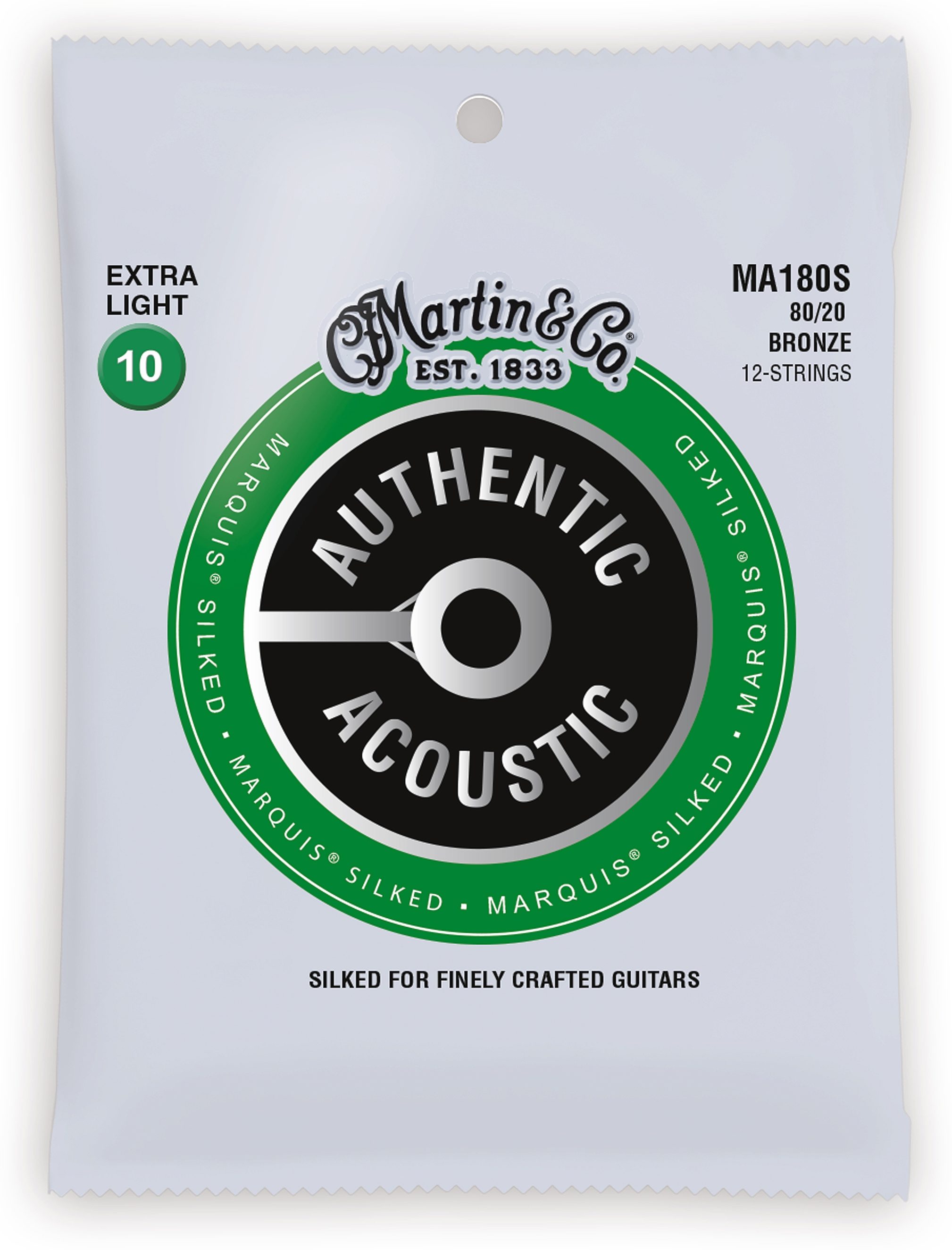 Martin Authentic Marquis Silked 80/20 Bronze 12-String Strings