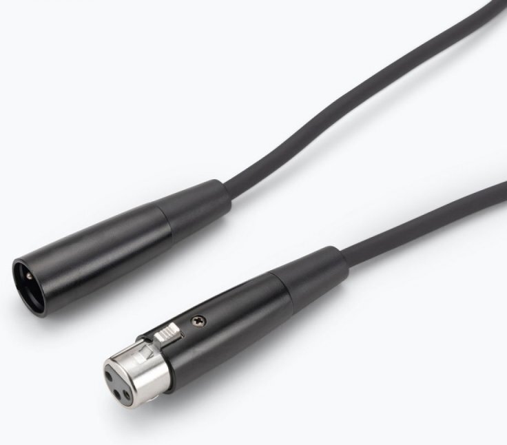 Hot Wires XLR Microphone Cable, 3 foot, view