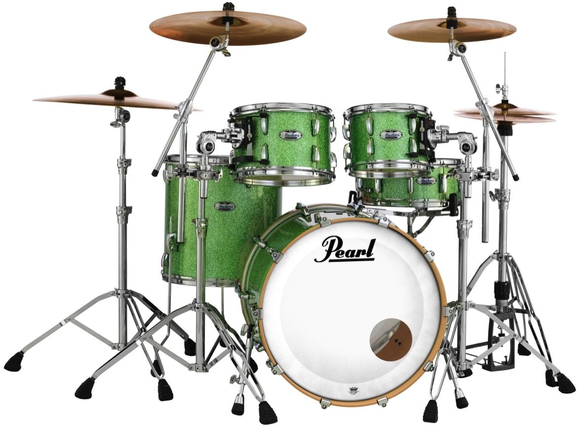 Pearl MCT924C MCT Master Maple Drum Shell Kit, 4-Piece, Main