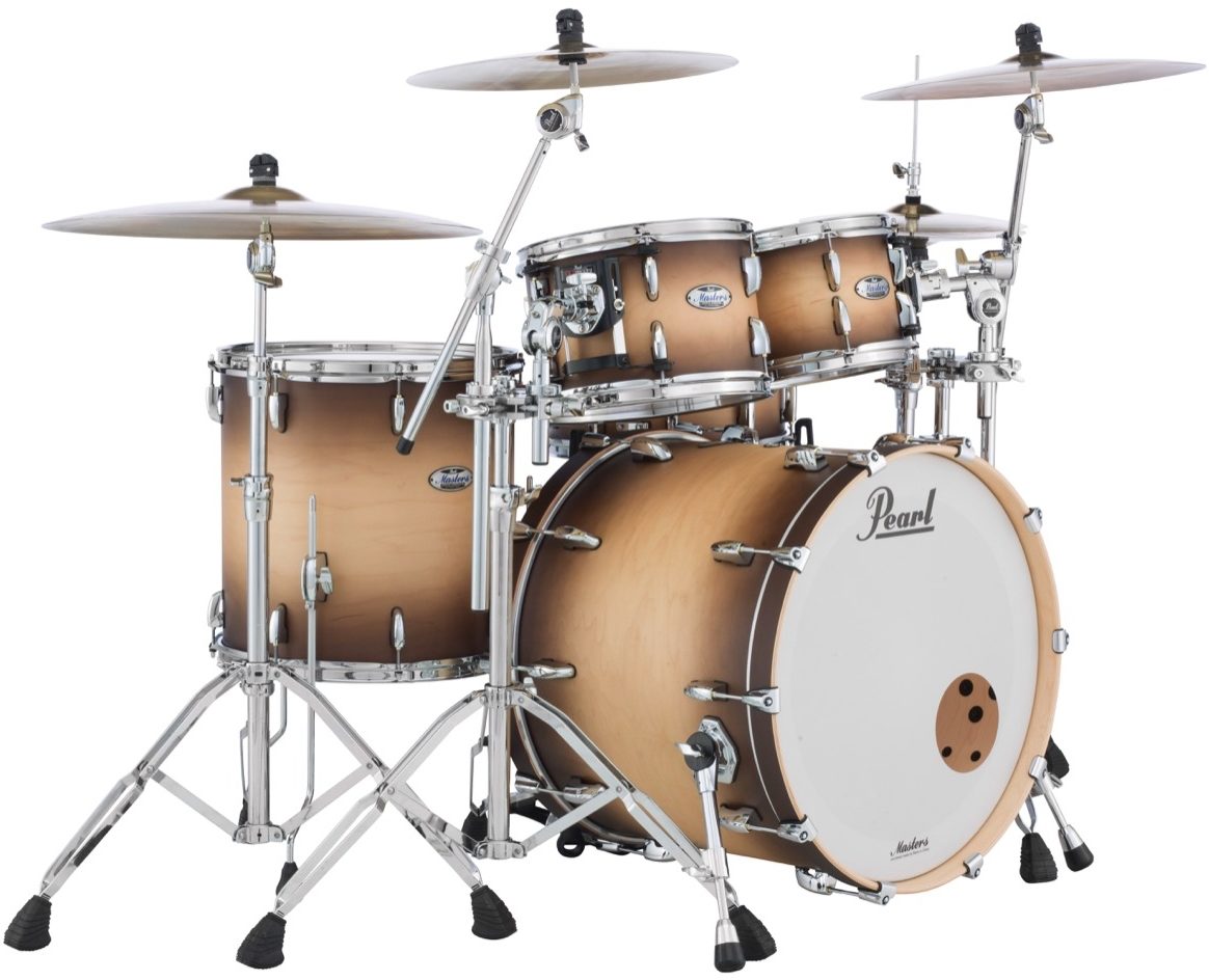 Pearl MCT924C MCT Master Maple Drum Shell Kit, 4-Piece, Main