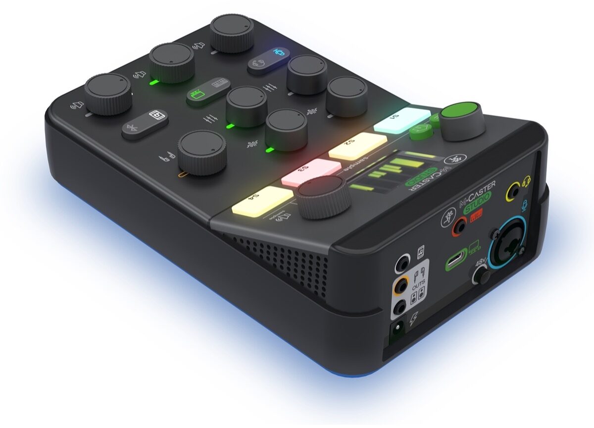 Mackie M-Caster Studio Streaming Mixer, Black, view