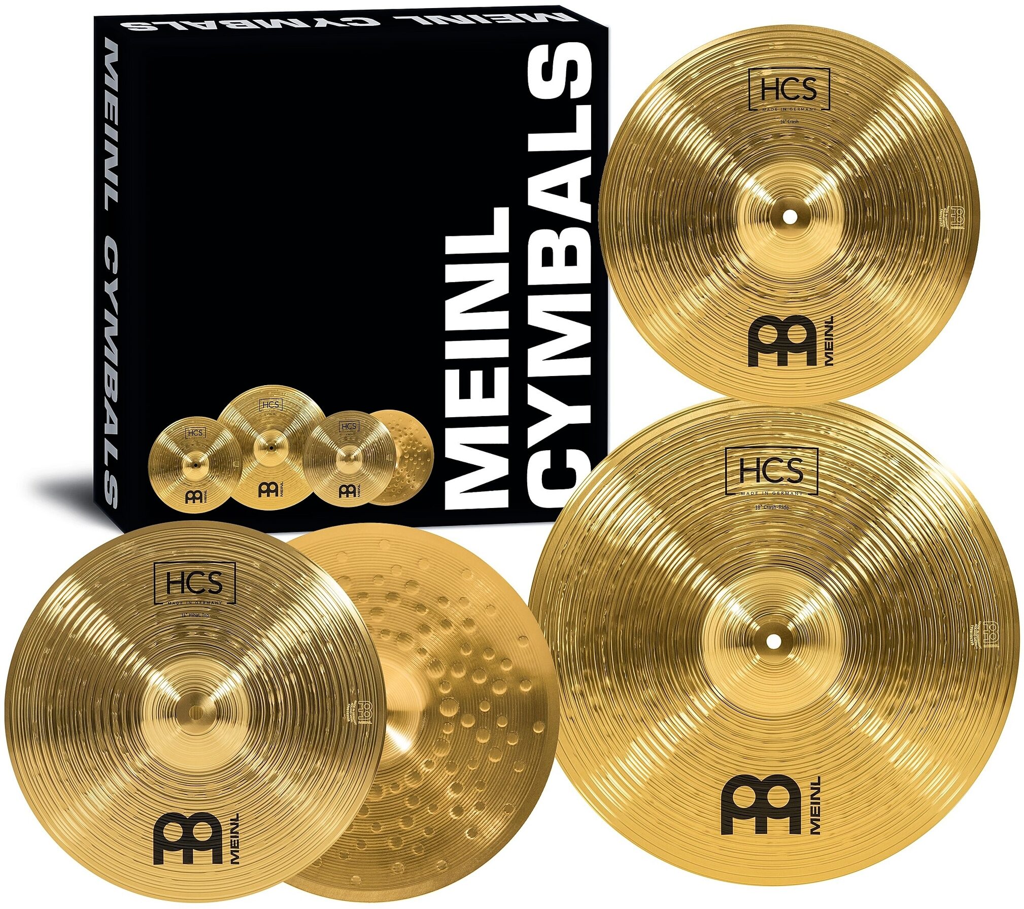 Meinl HCS Cymbal Pack, cymbals