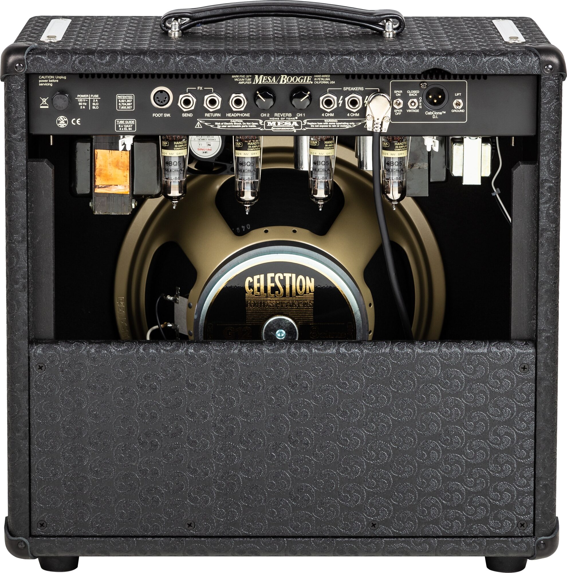 Mesa/Boogie Limited Edition Black Comet Mark V 35 Guitar Combo Amplifier, New, Action Position Back