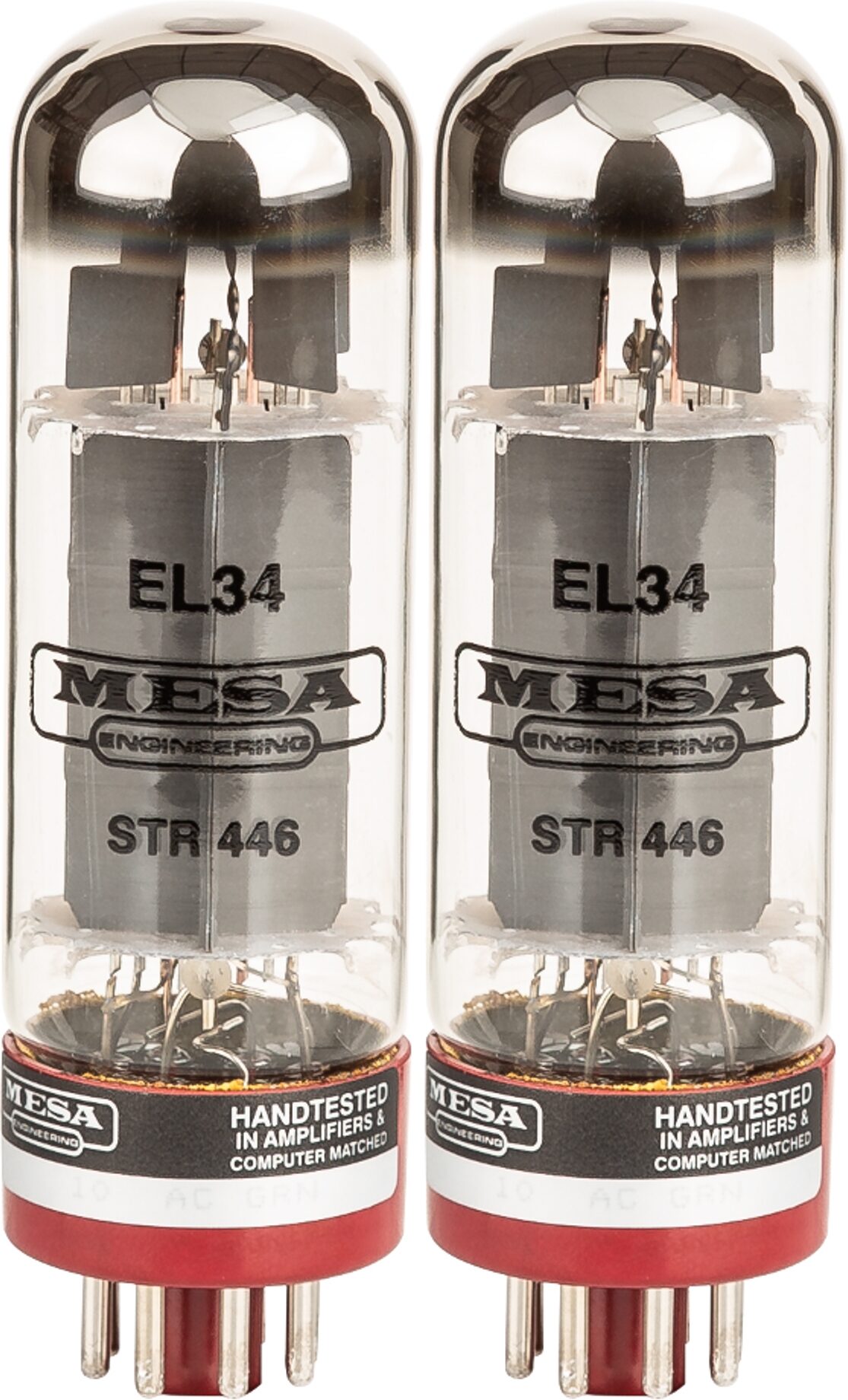 Mesa/Boogie EL-34 STR 446 Duet Tubes, New, Action Position Back