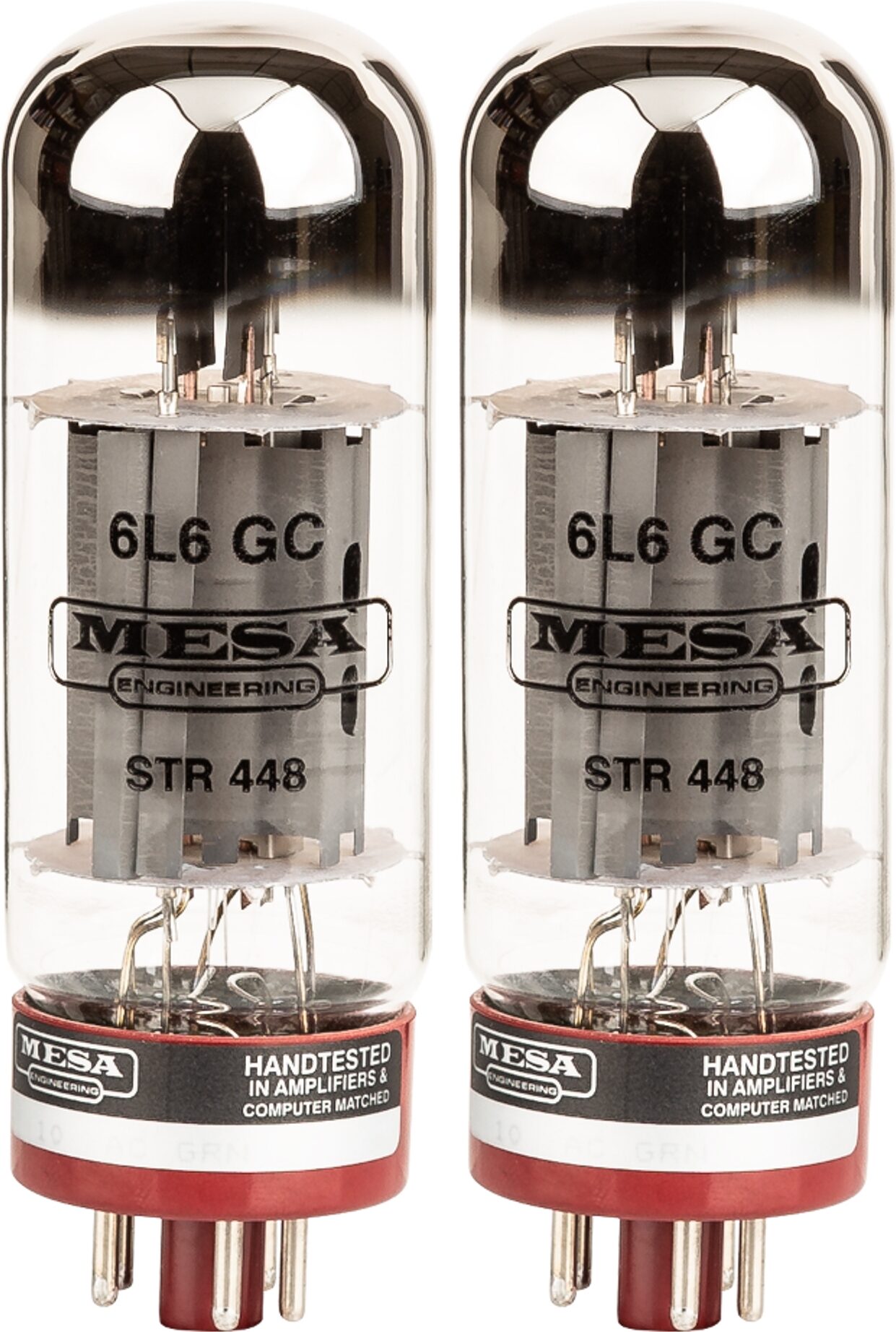 Mesa/Boogie 6L6 GC STR 448 German Duet Tubes, New, Action Position Front