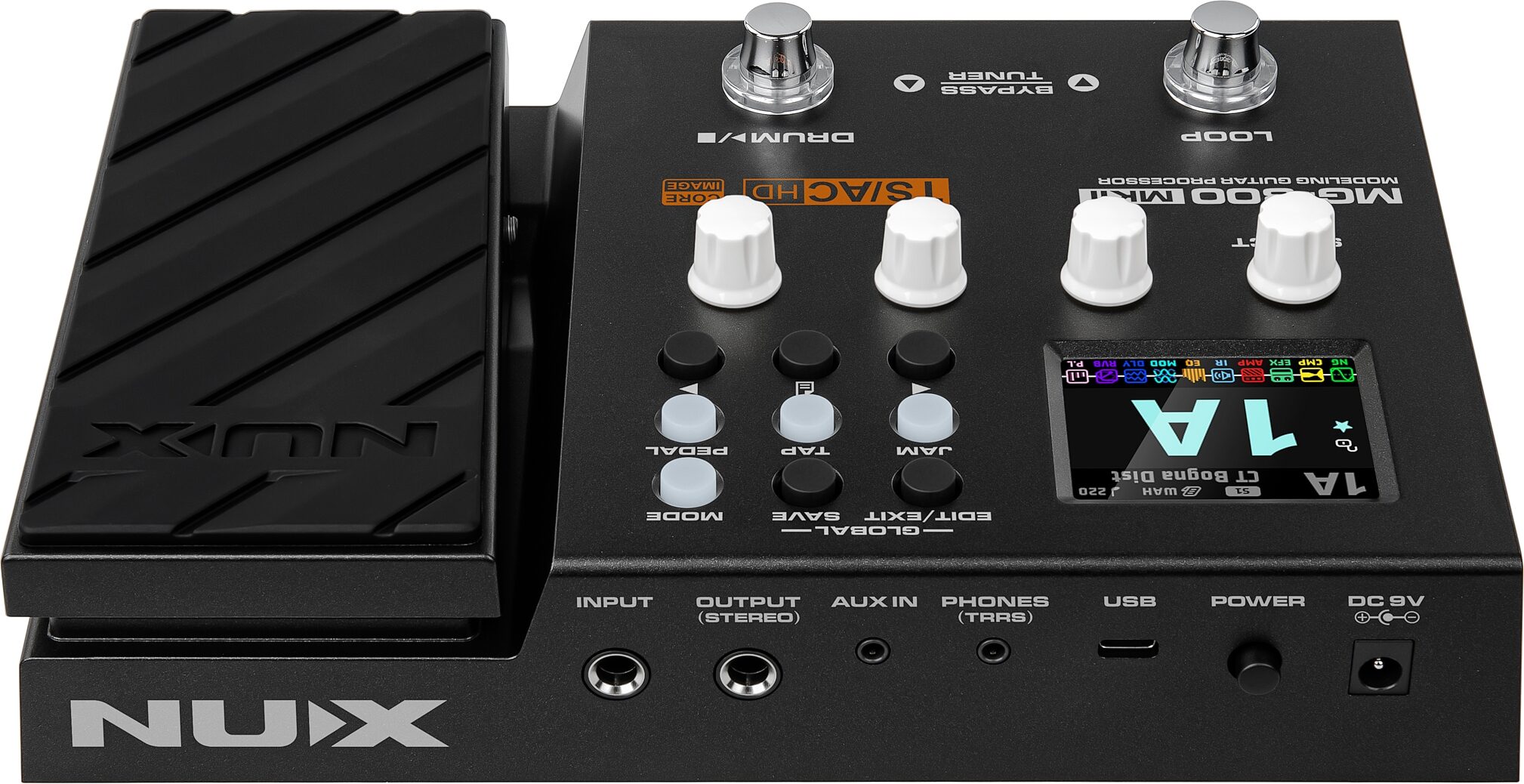 NUX MG-300 MKII Multi-Effects Processor, New, Action Position Back