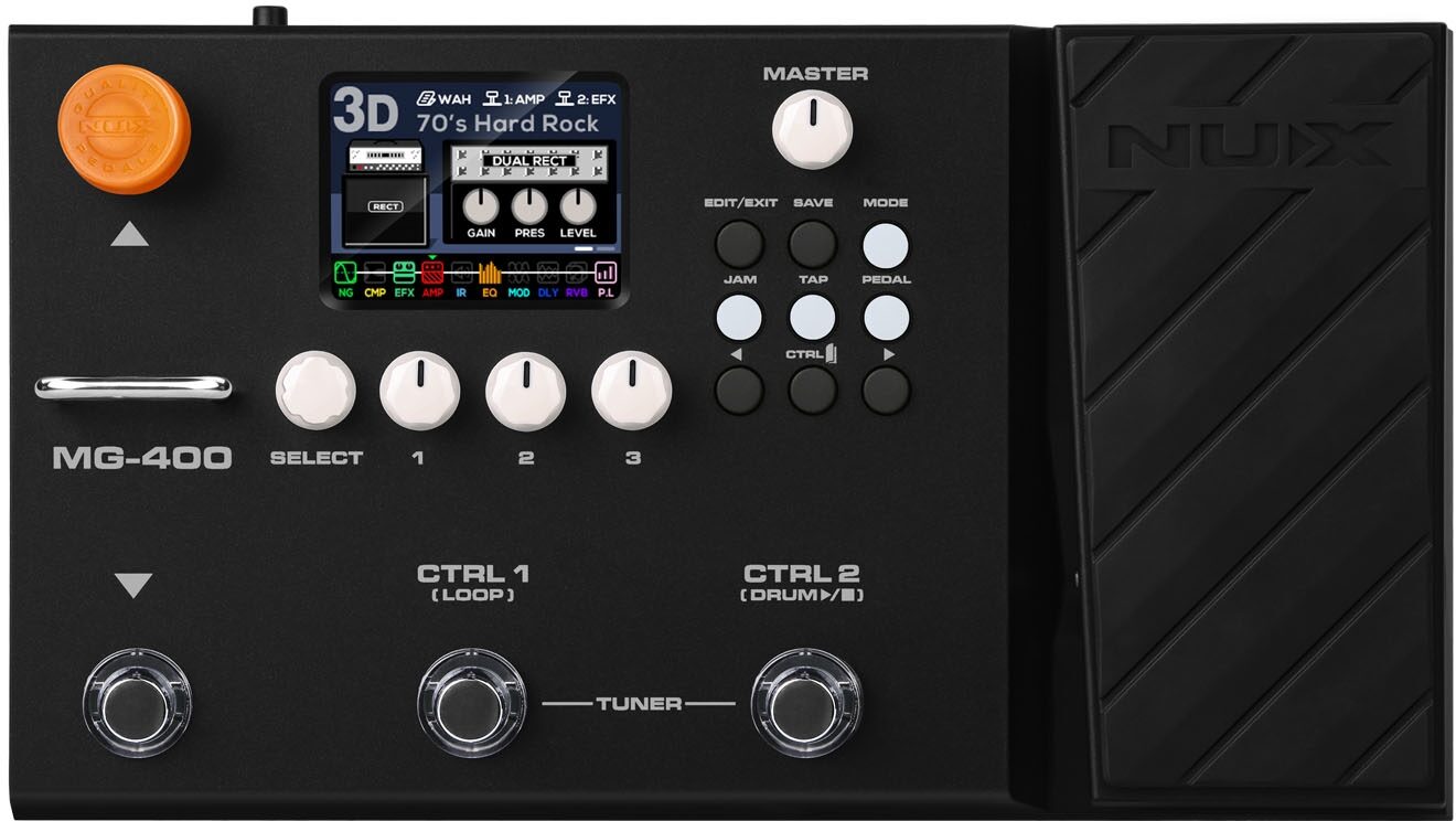 NUX MG-400 Amp Modeler Pedal with Effects