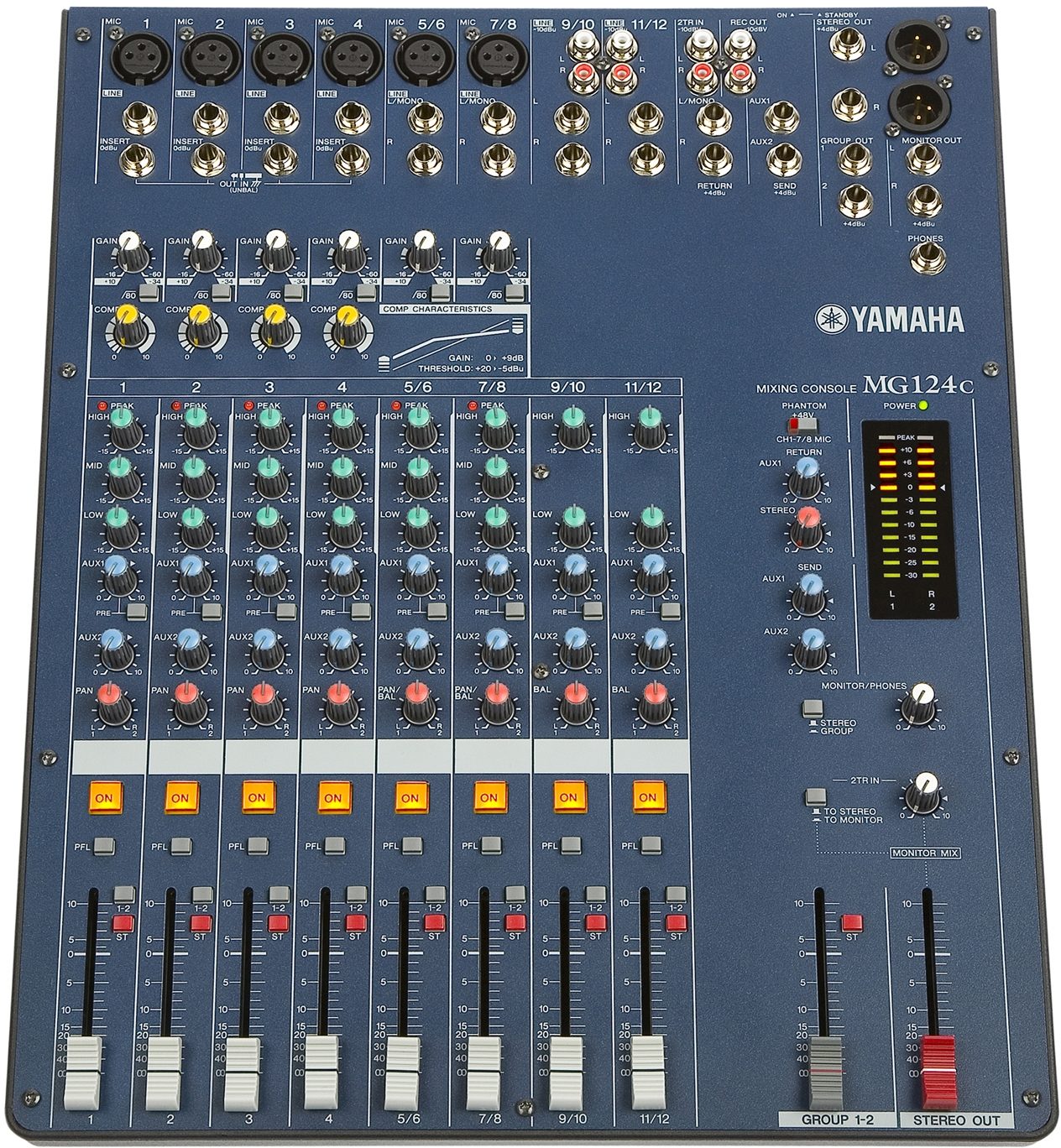 YAMAHA MIXING CONSOLE MODEL MG124C てなグッズや 6656円