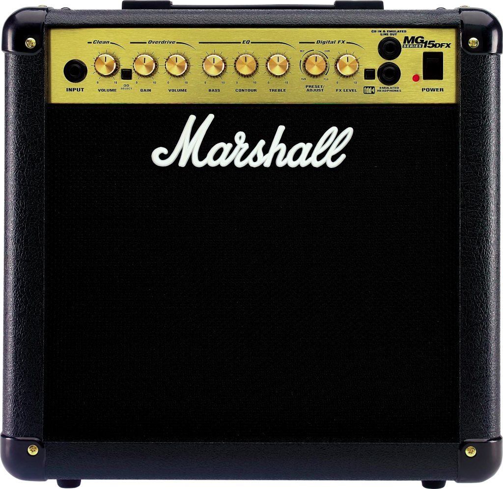 Marshall MG15DFX Guitar Combo Amplifier (15 Watts, 1x8 in.)