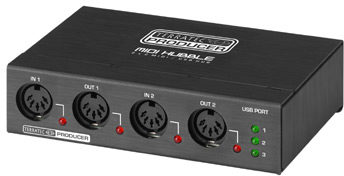 Terratec MIDI Hubble 2x2 MIDI Interface and USB Hub, Main