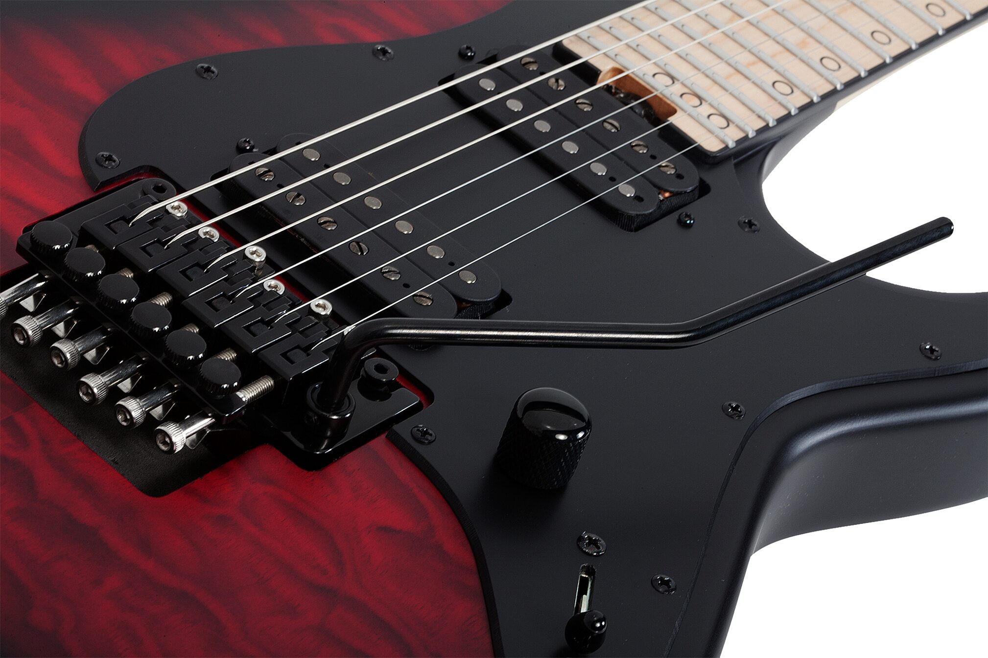 Schecter Miles Dimitri Baker SVSS Electric Guitar, Action Position Back