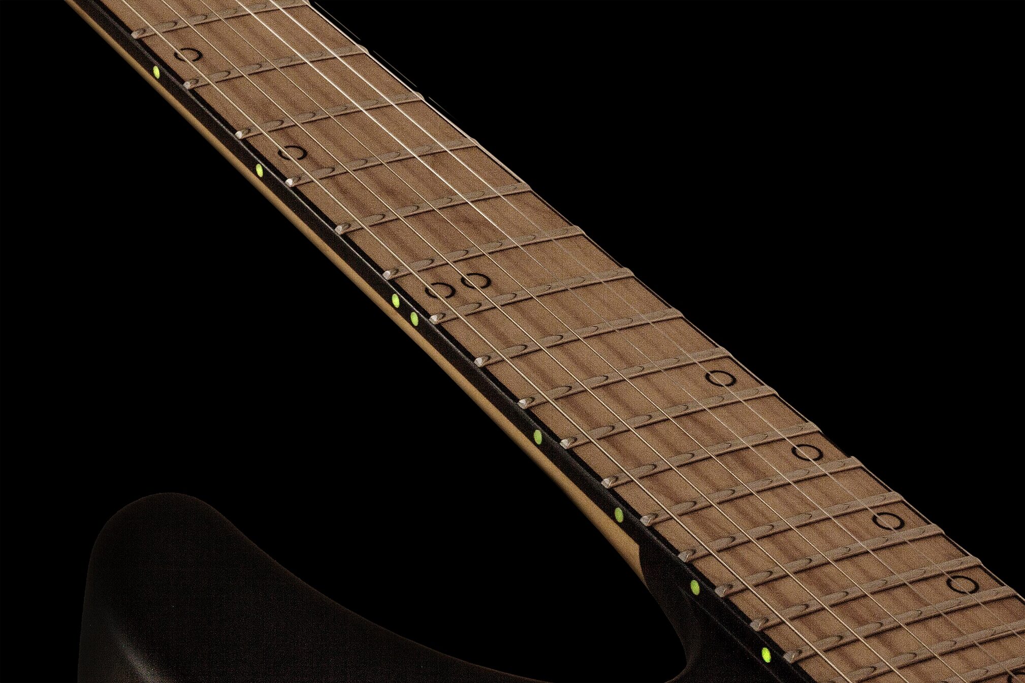 Schecter Miles Dimitri Baker SVSS Electric Guitar, Action Position Back