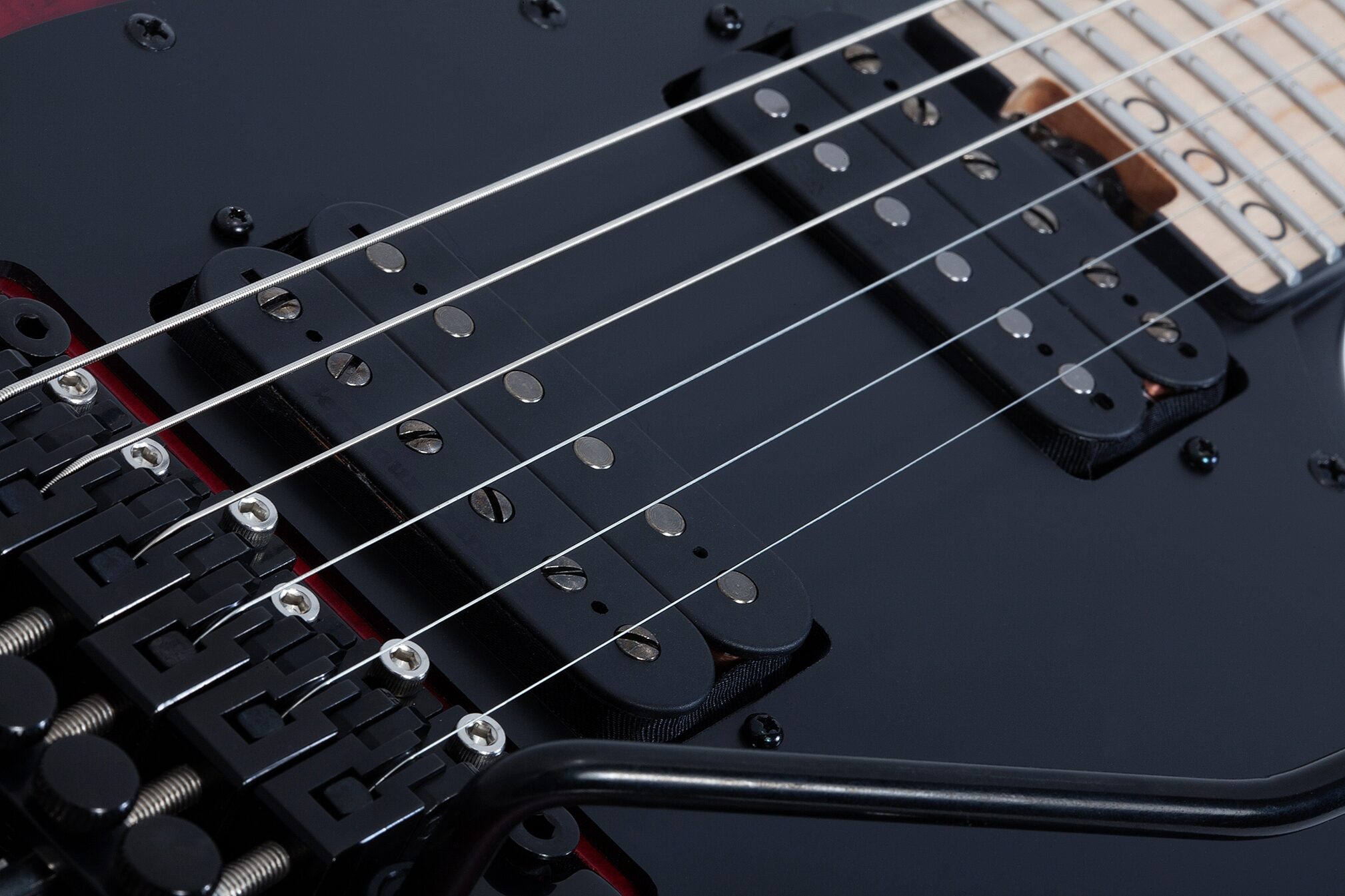 Schecter Miles Dimitri Baker SVSS Electric Guitar, Action Position Back