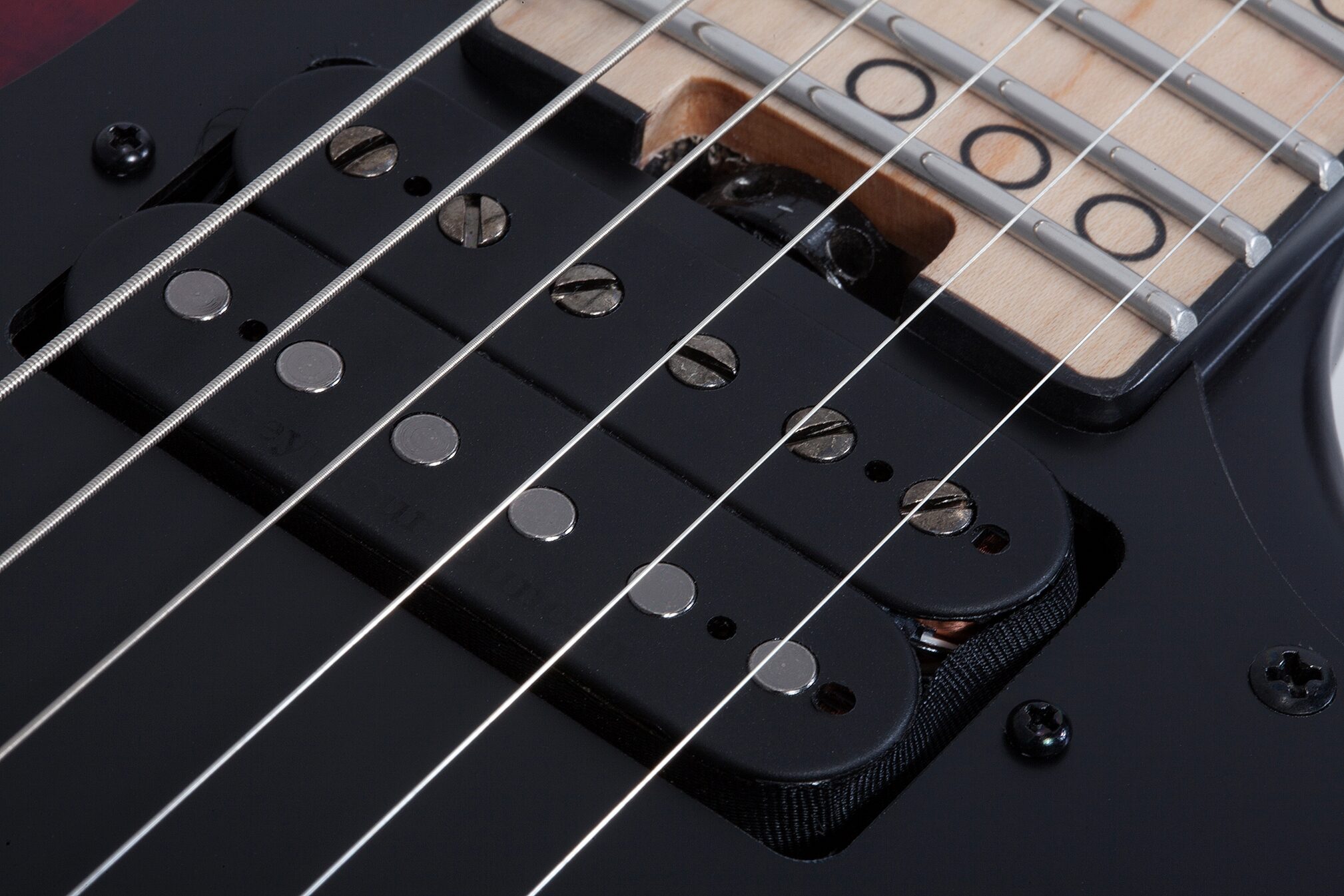 Schecter Miles Dimitri Baker SVSS Electric Guitar, Action Position Back