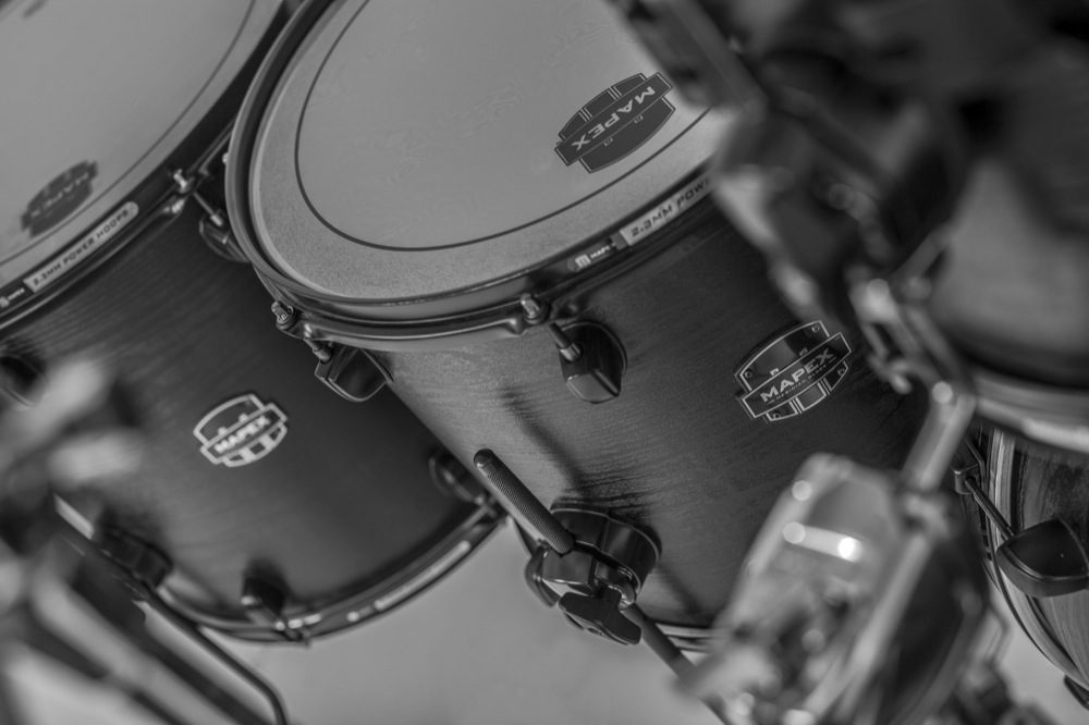 Mapex MK628SF Meridian Raven Hybrid Drum Shell Kit (6-Piece), Floor Toms