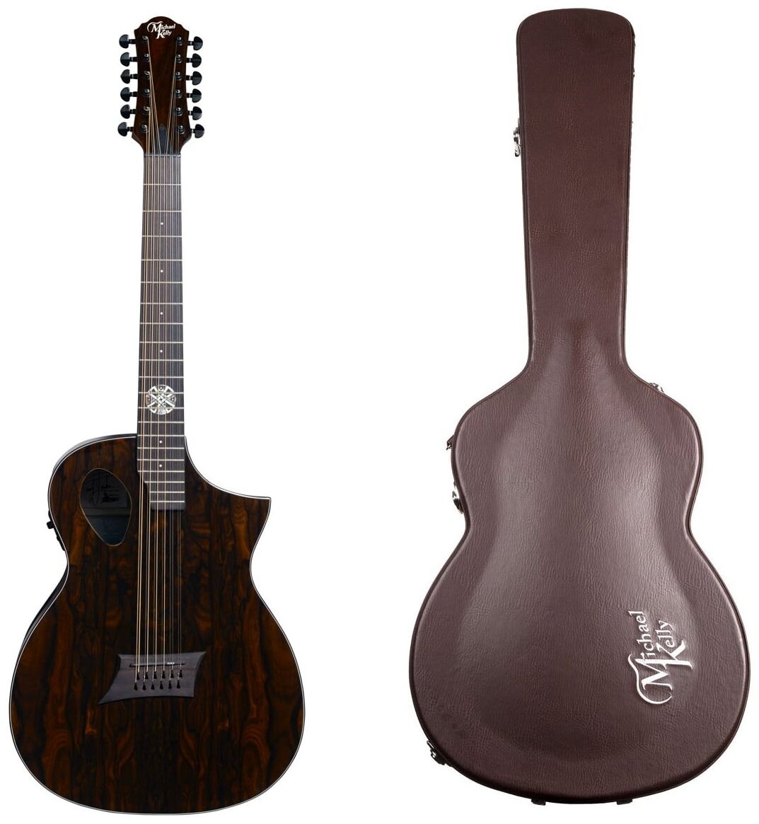 Michael Kelly Forte Port 12 Randy Jackson 12-String Acoustic-Electric Guitar, Natural Gloss, with Hard Case, Main
