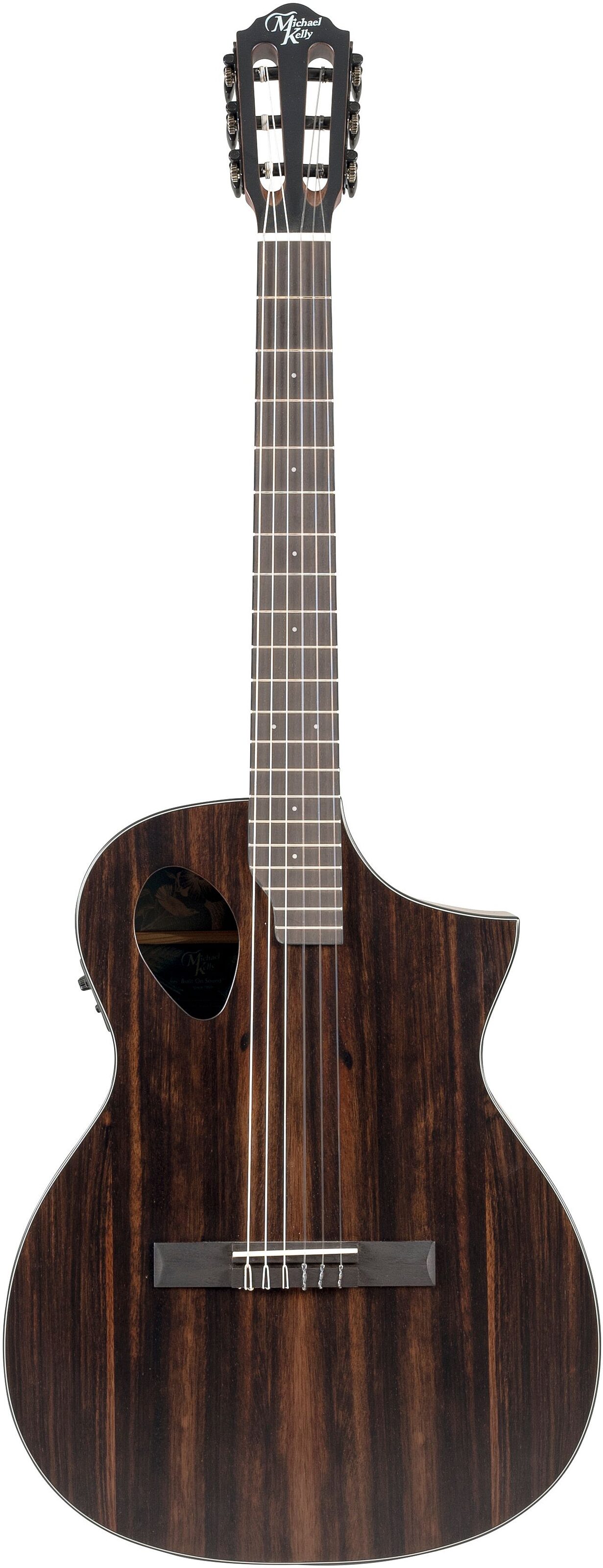 Michael Kelly Forte Exotic Mod Shop Java Ebony Acoustic-Electric Guitar, New, Action Position Back
