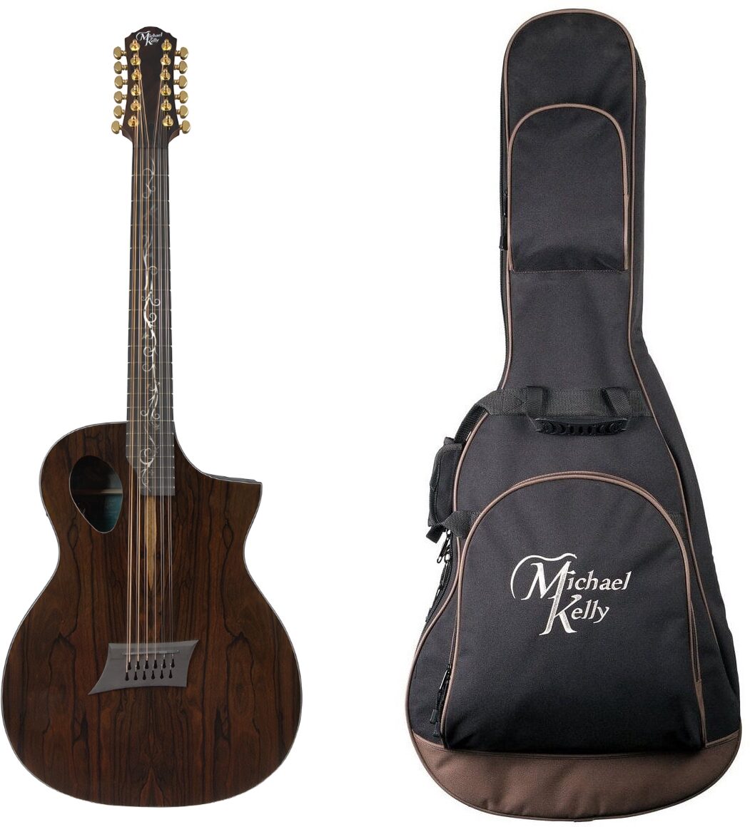 Michael Kelly Mod Shop Randy Jackson Signature Acoustic-Electric Guitar, 12-String, With Gig Bag, Main